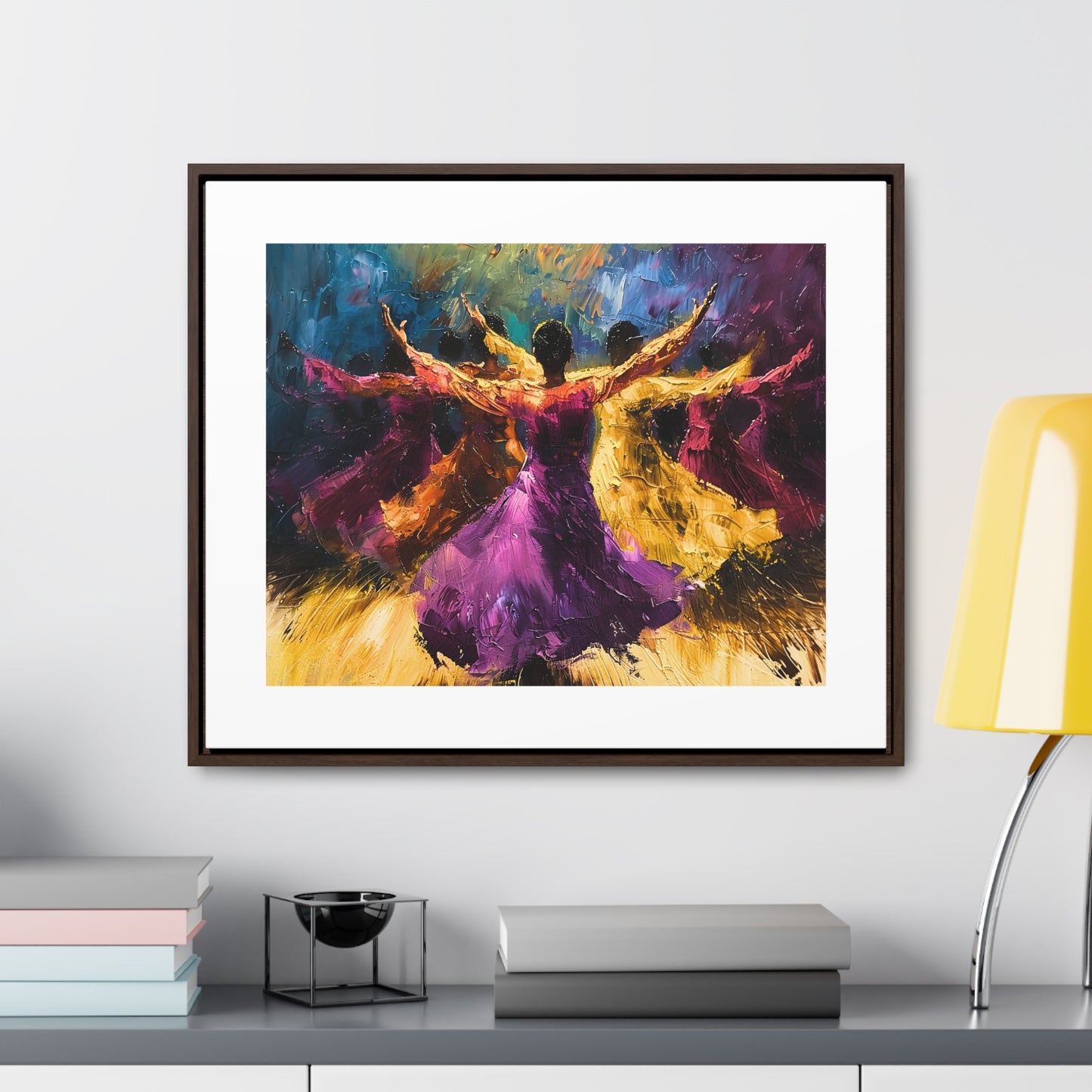 Hearts Wide and Lifted - Framed Canvas Wall Art