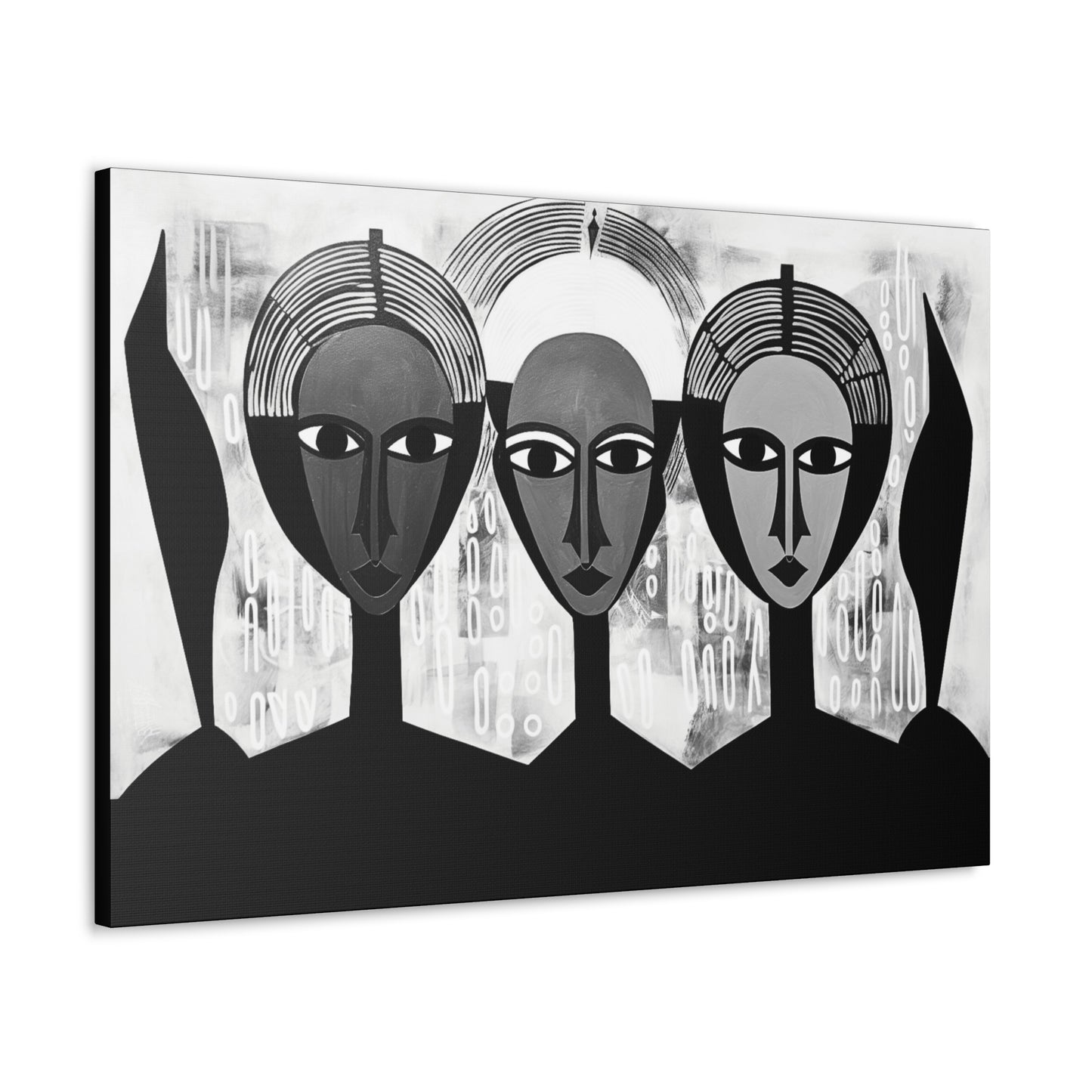 Guardian Angels - Canvas b&w Wall Art