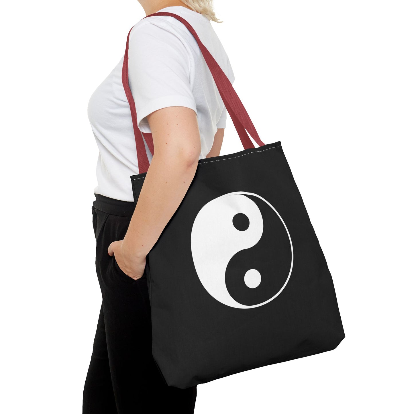 Sankofa & Yin Yang Heartware Symbols Tote Bag