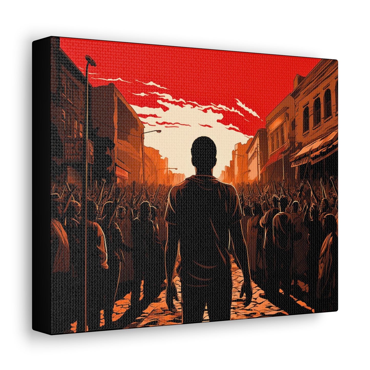 ሳይደፈርስ አይጠራም - Canvas Wall Art
