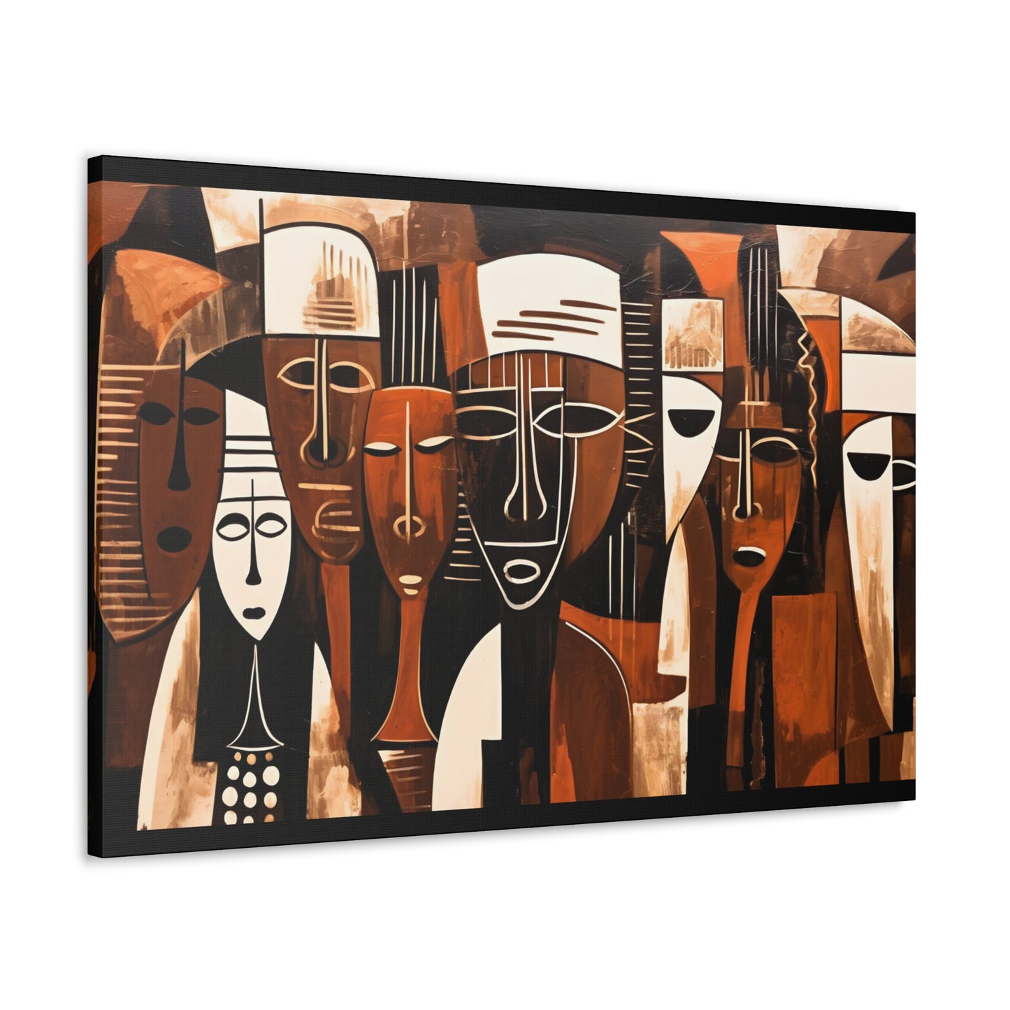 Ancestral Legacy on Ethnic Guise - Canvas Wall Art