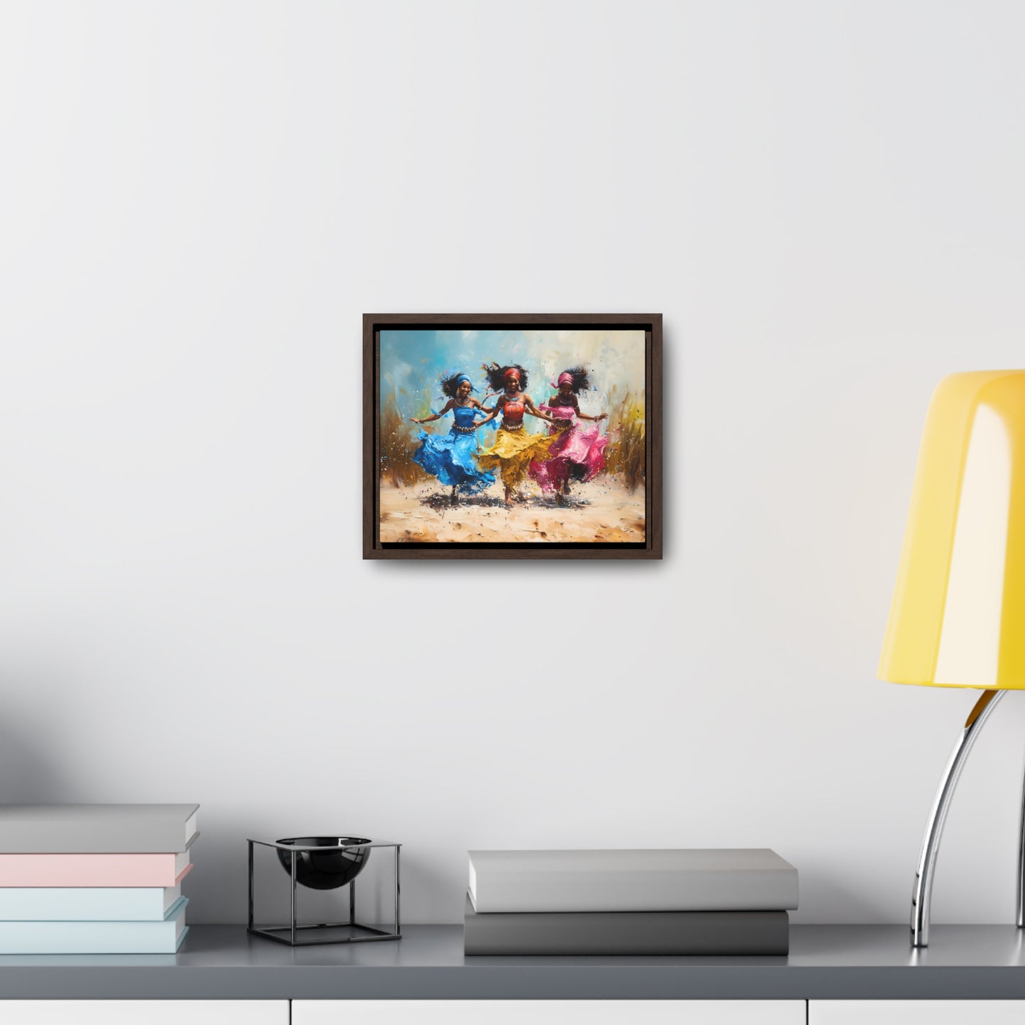 Windswept Rhythm - Framed Canvas Wall Art