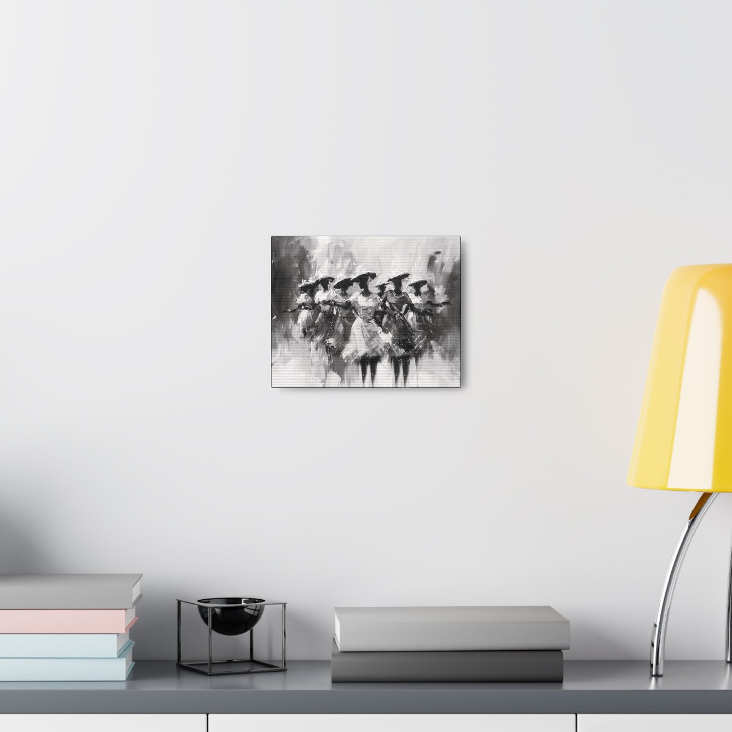Rhythms of Joy - Canvas b&w Wall Art