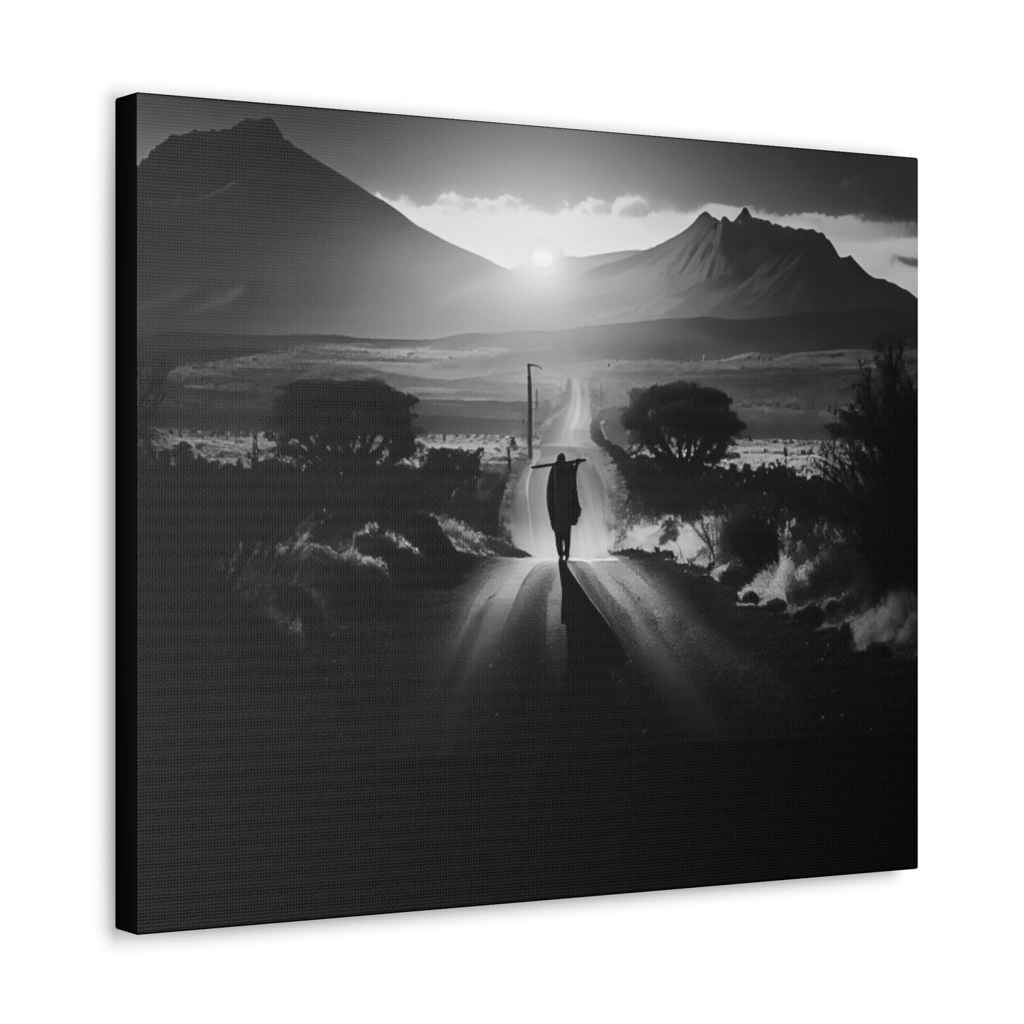 Not without purpose - Canvas b&w Wall Art