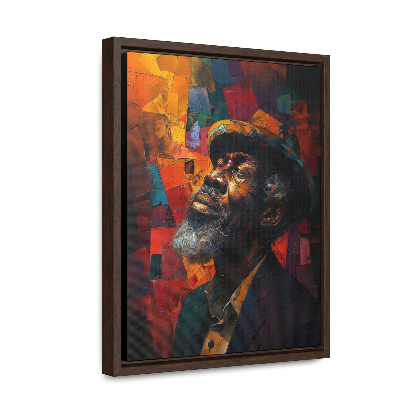 Gratitude's Whisper ተመስገን አምላኬ - Framed Canvas Wall Art