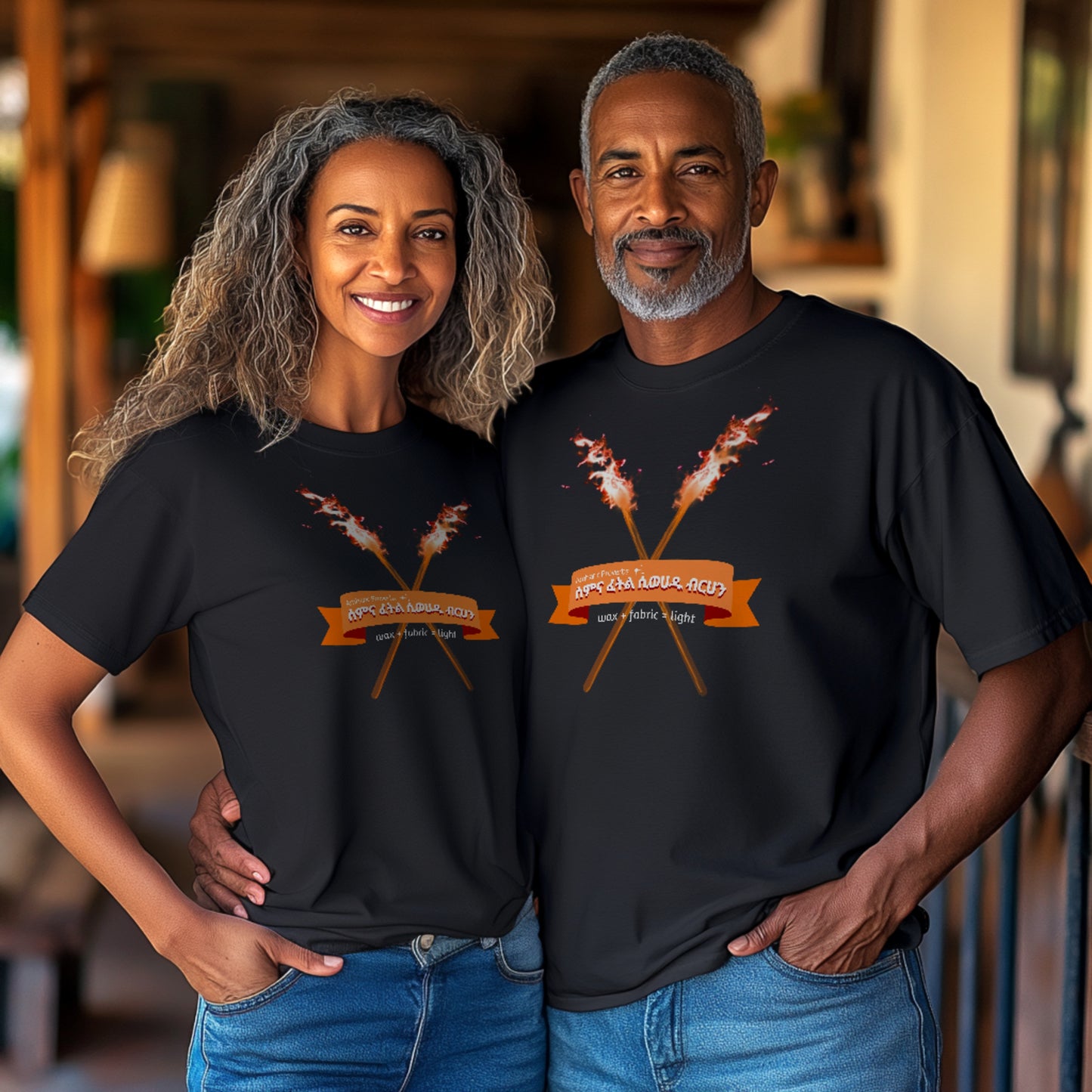Wax & Fabric Cotton T-Shirt