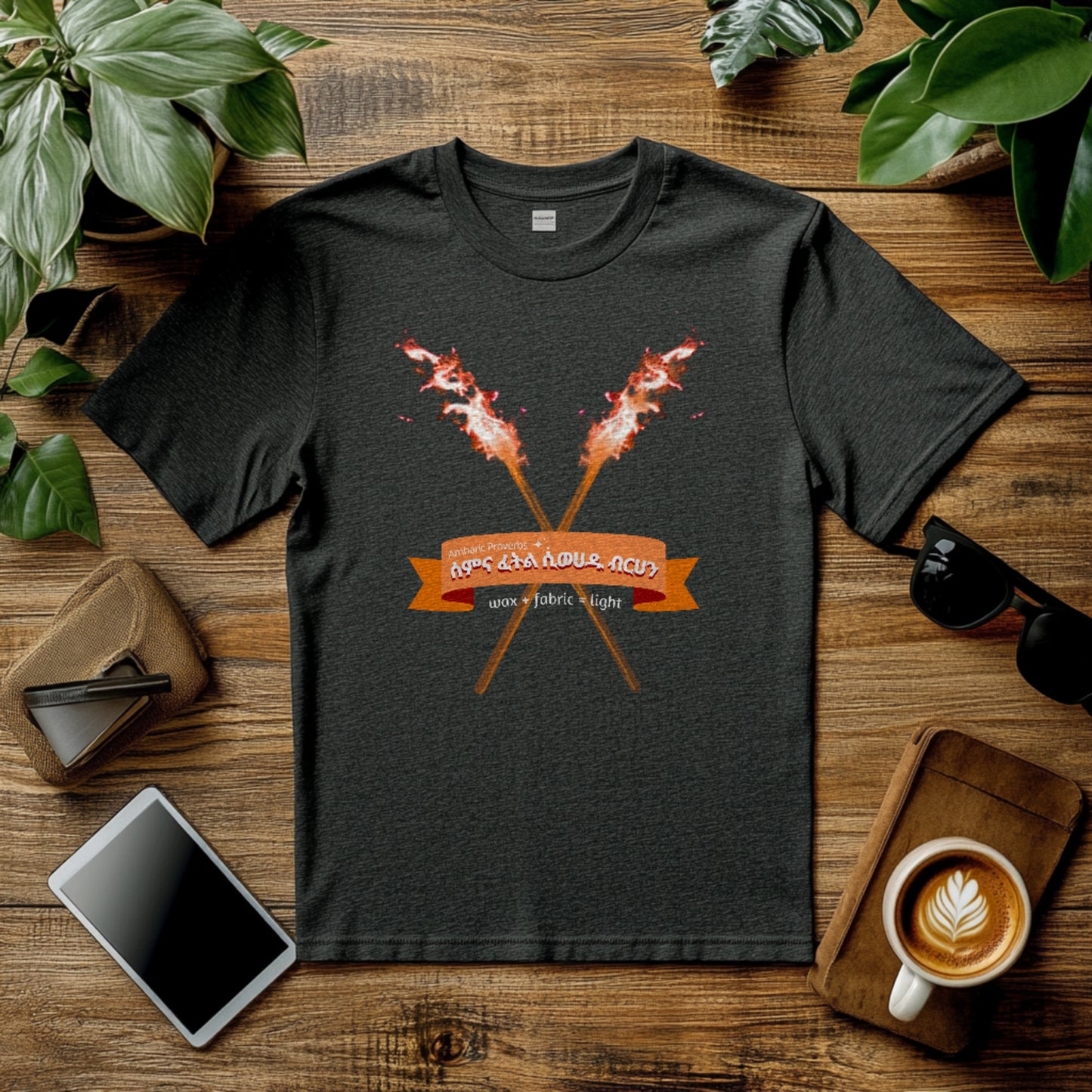 Wax & Fabric Cotton T-Shirt
