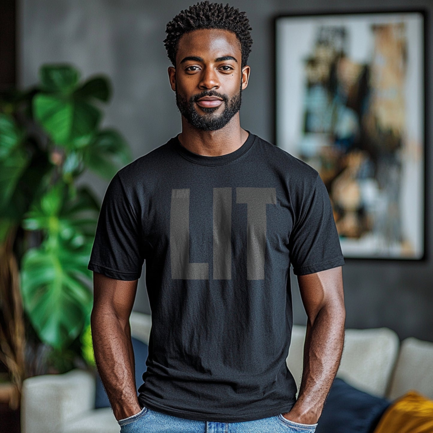 Lit Cotton T-Shirt