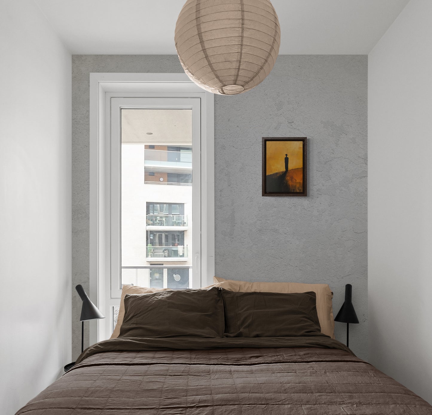 Alone, not Lonely - Framed Canvas Wall Art