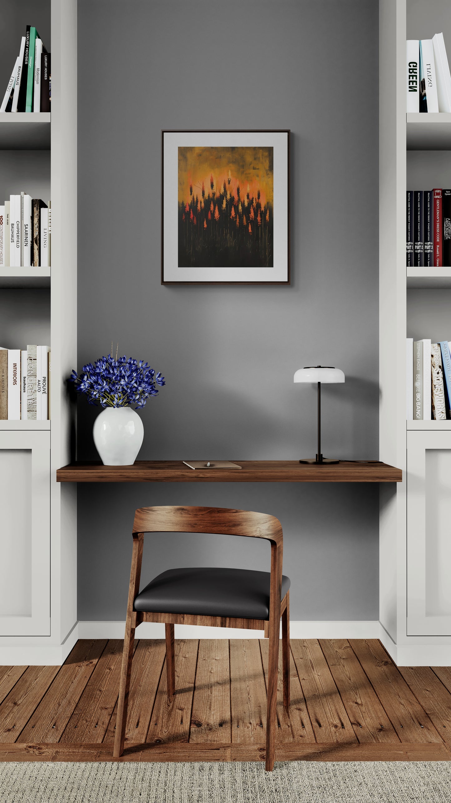 The Calm Before the Bloom - Framed Canvas Wall Art