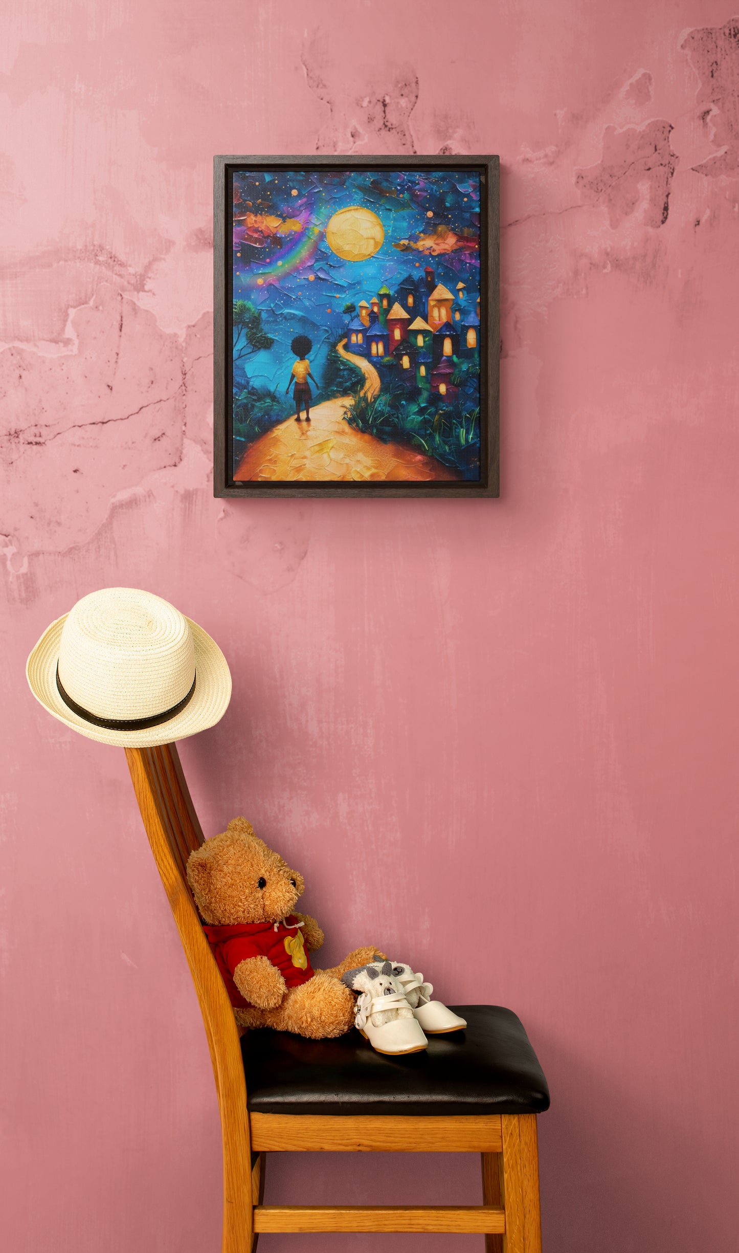 Path to Abundance II - Framed Canvas Wall Art