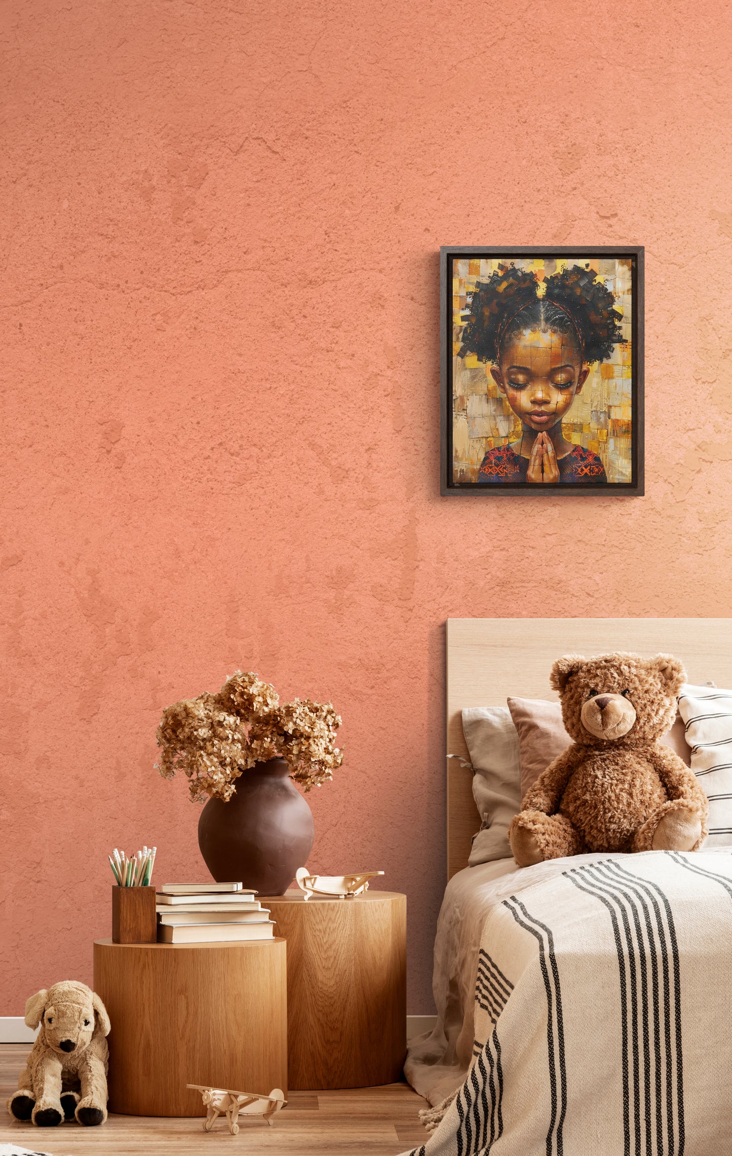 Whispers of Hope - Framed Canvas Wall Art