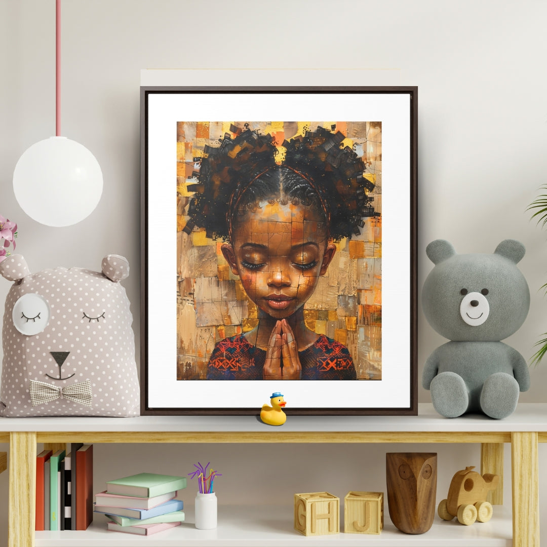 Whispers of Hope - Framed Canvas Wall Art
