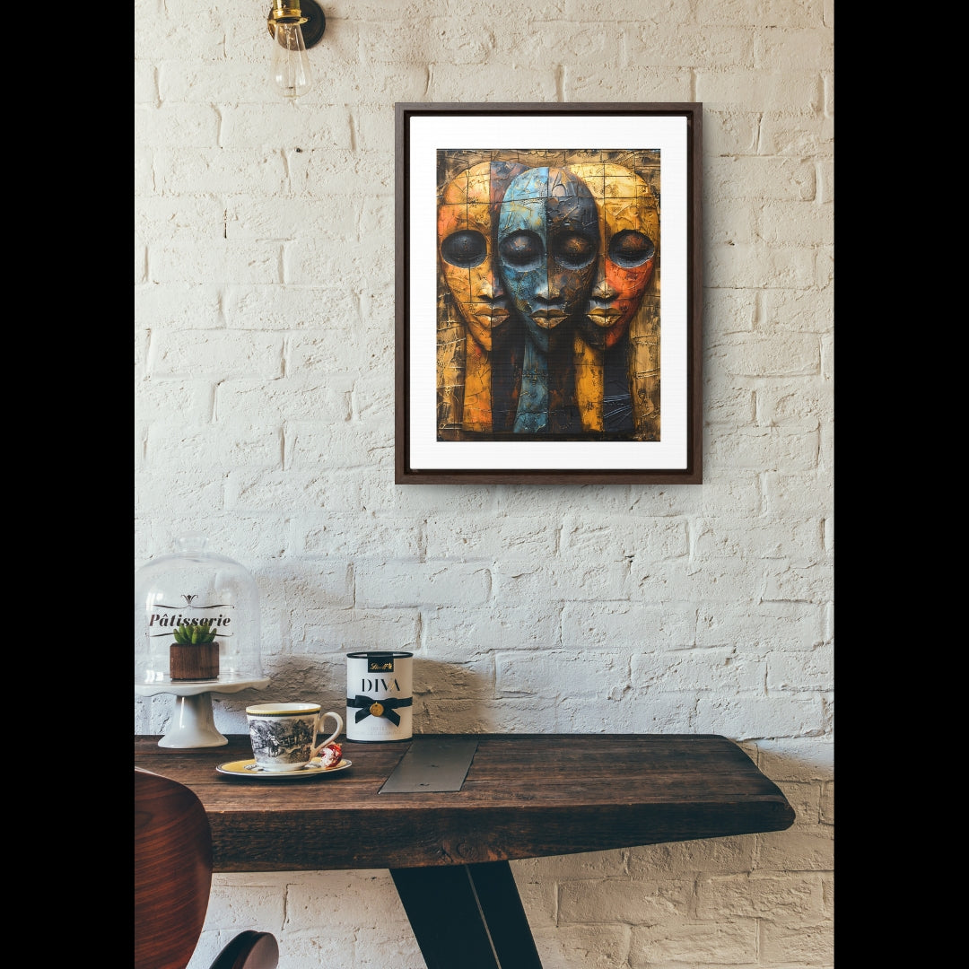 Got your back - Framed Canvas Wall Art