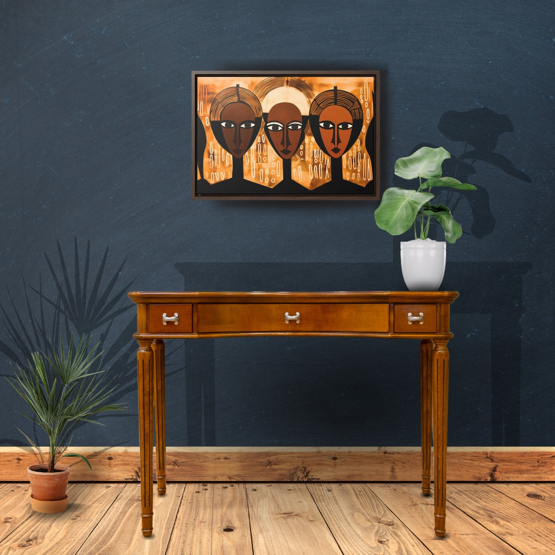 Guardian Angels - Framed Canvas Wall Art
