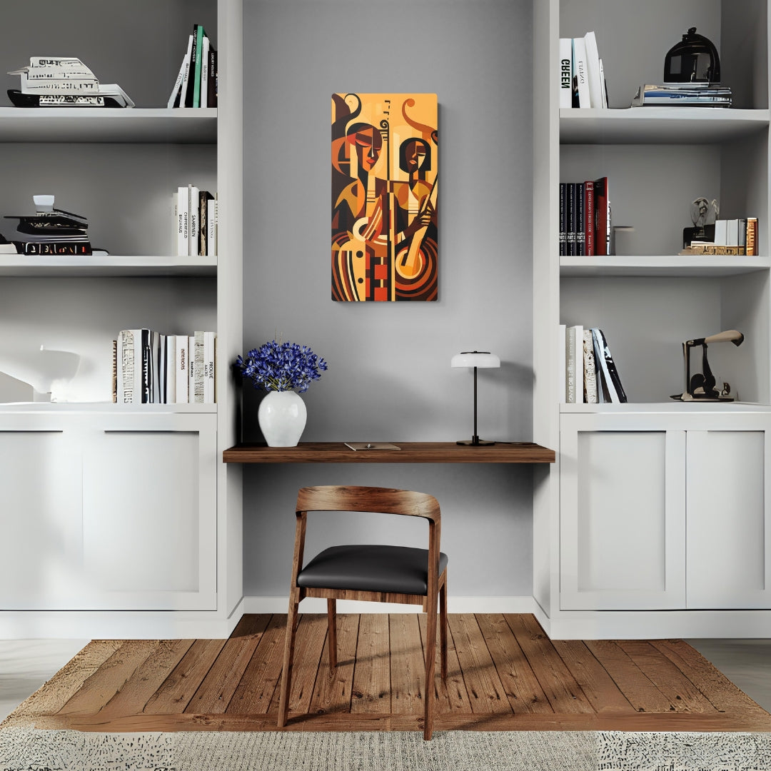 The Melodic Duo - Canvas Wall Art