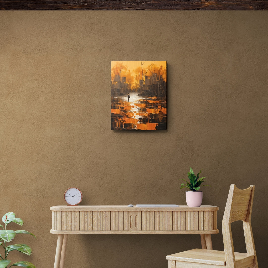 Solitude's Wisdom - Canvas Wall Art