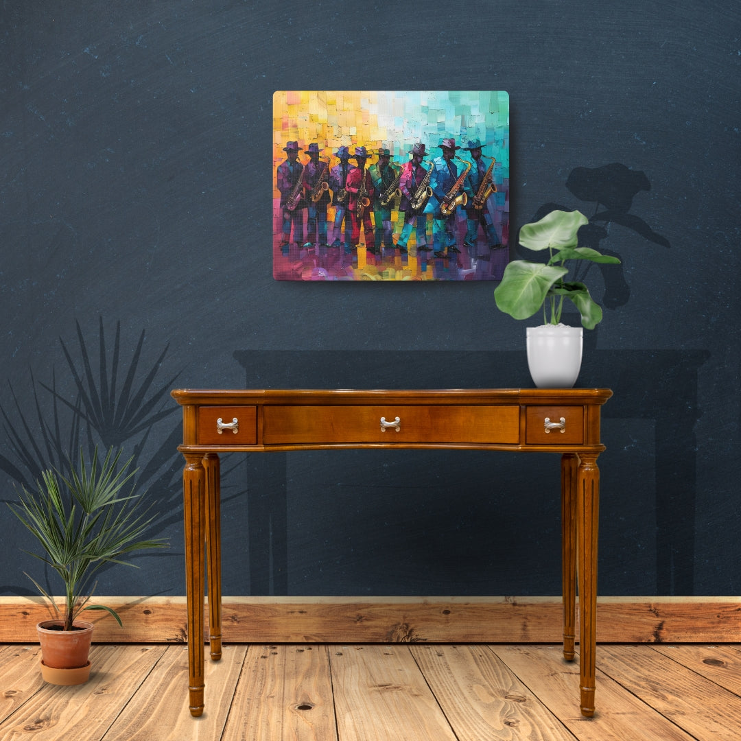 Sax Clan Harmony - Canvas Wall Art