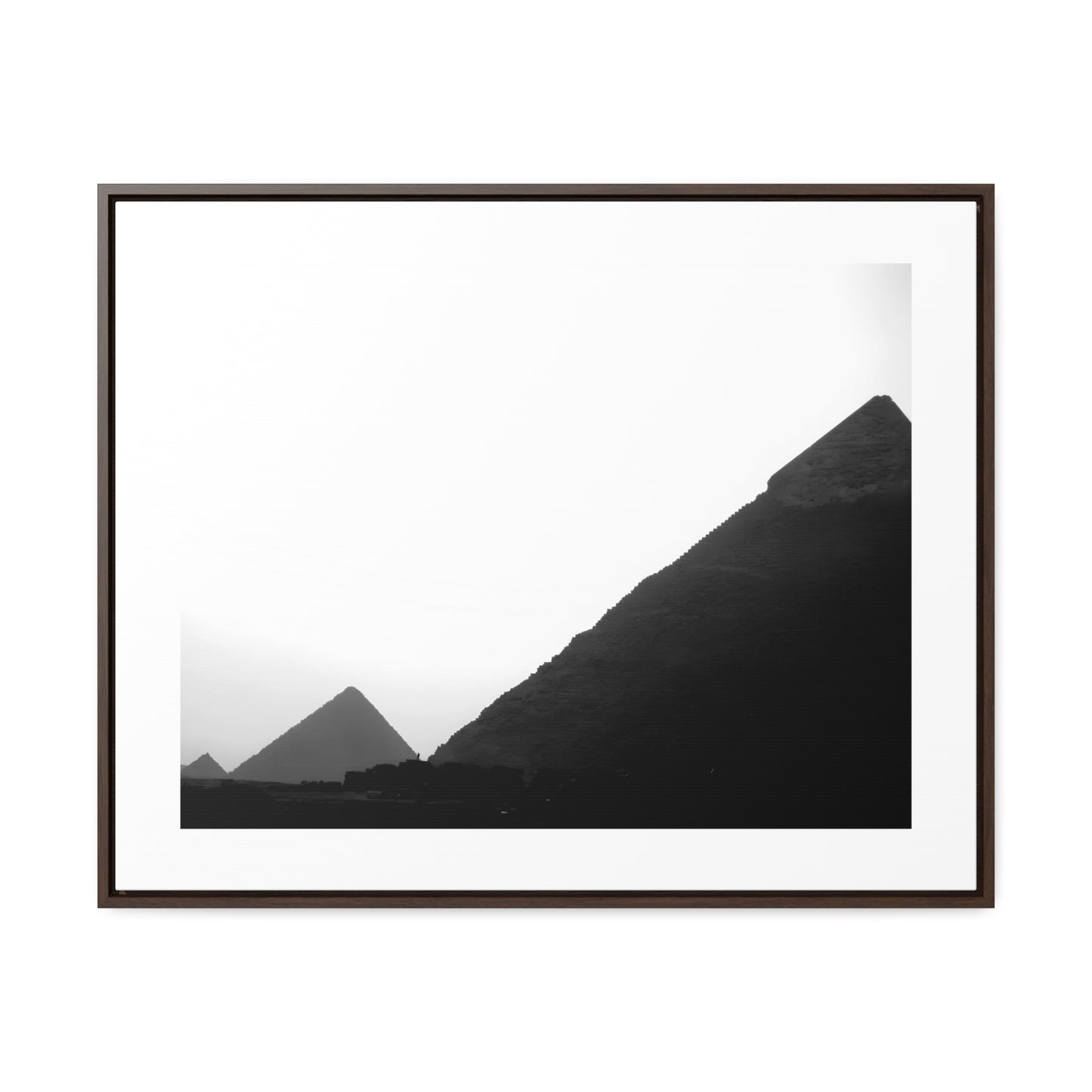 Timeless Echoes - Framed Canvas Photography b&w