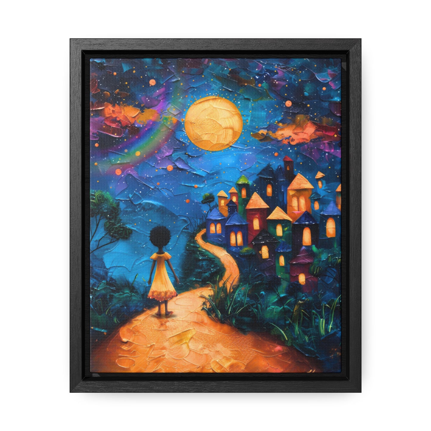Path to Abundance I - Framed Canvas Wall Art