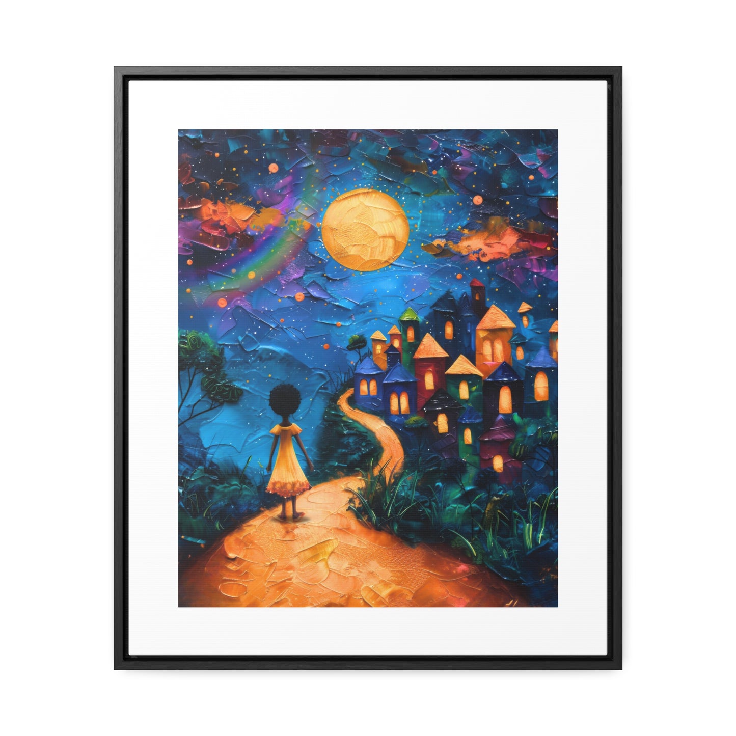 Path to Abundance I - Framed Canvas Wall Art