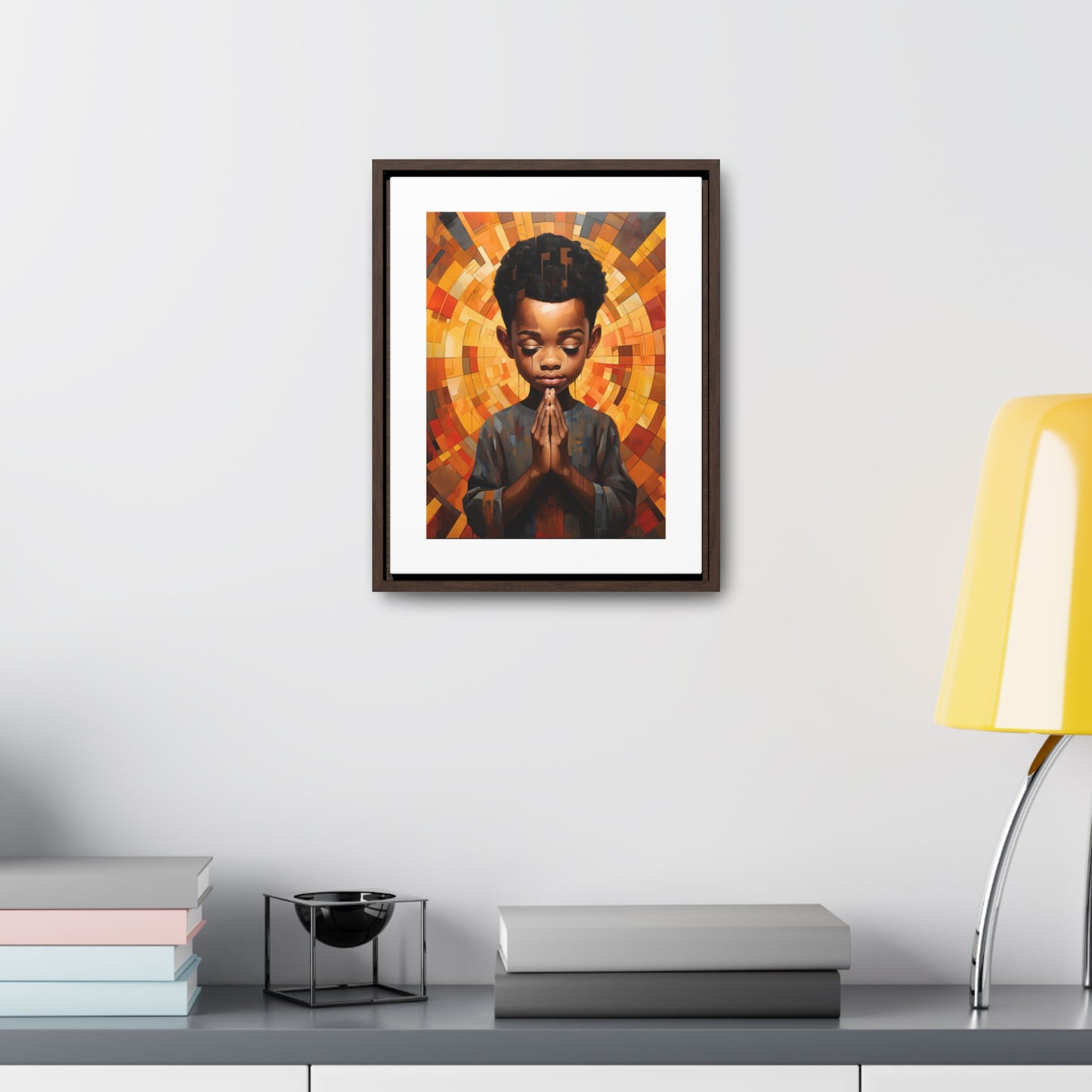 Radiance of Grace - Framed Canvas Wall Art