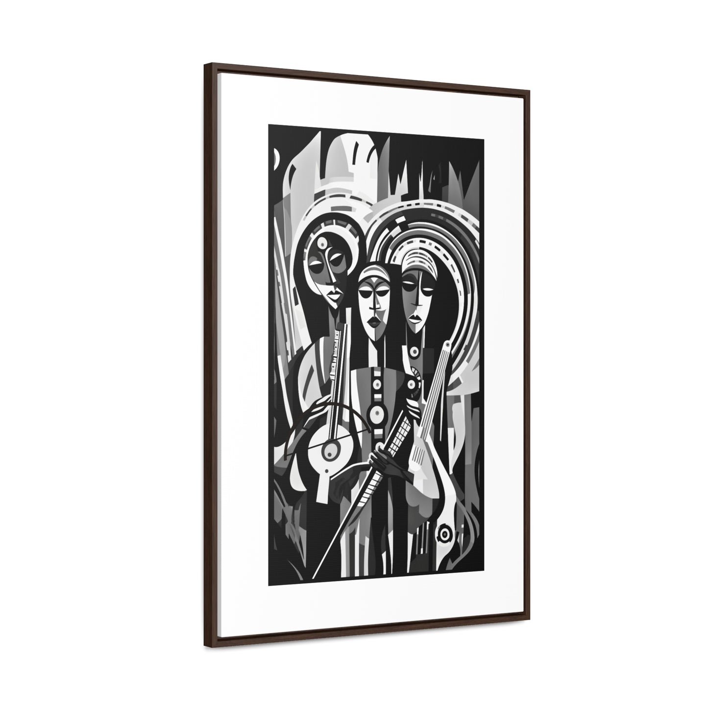 The Masinko Maestro - Framed Canvas b&w Wall Art