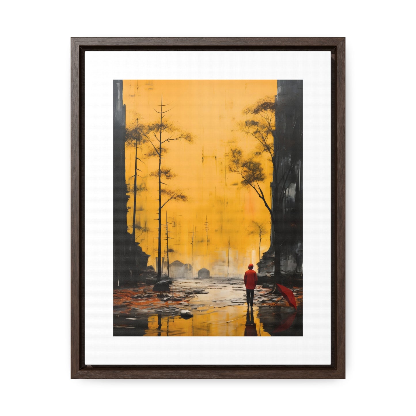 Unveiling the Sky - Framed Canvas Wall Art