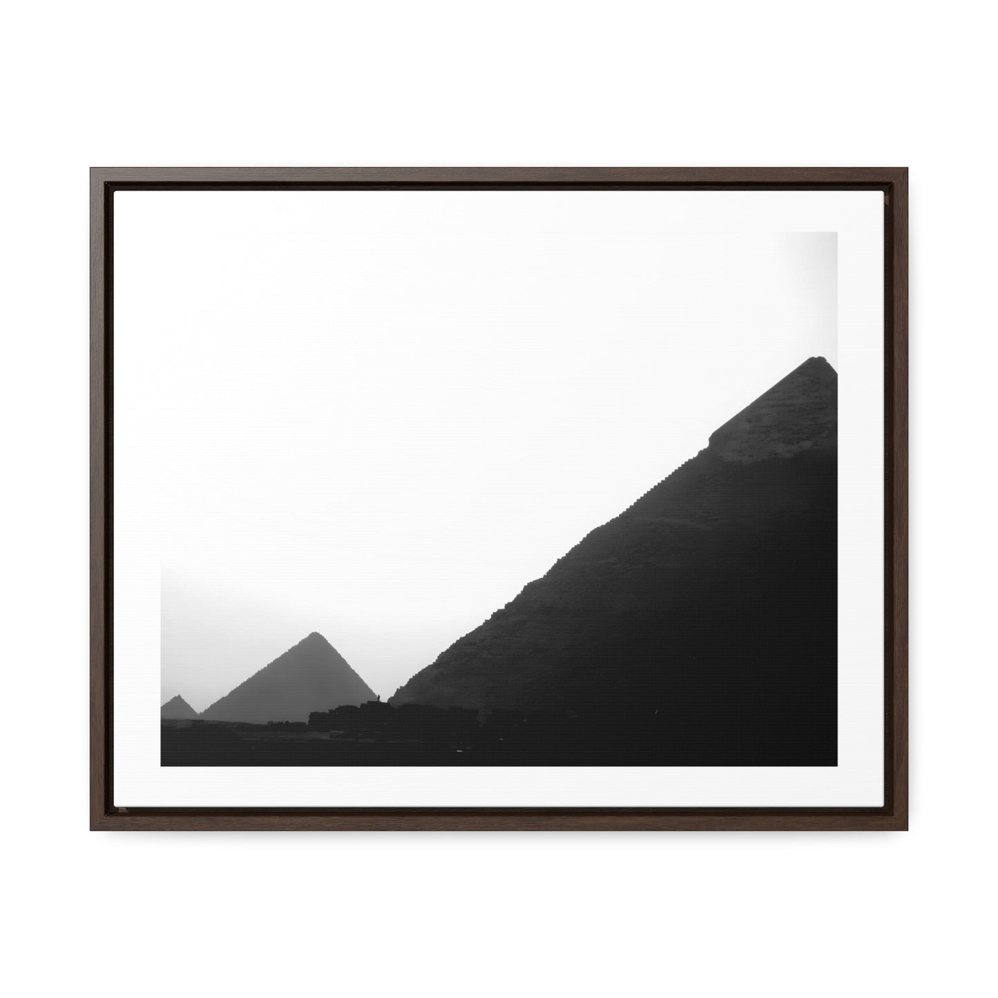Timeless Echoes - Framed Canvas Photography b&w