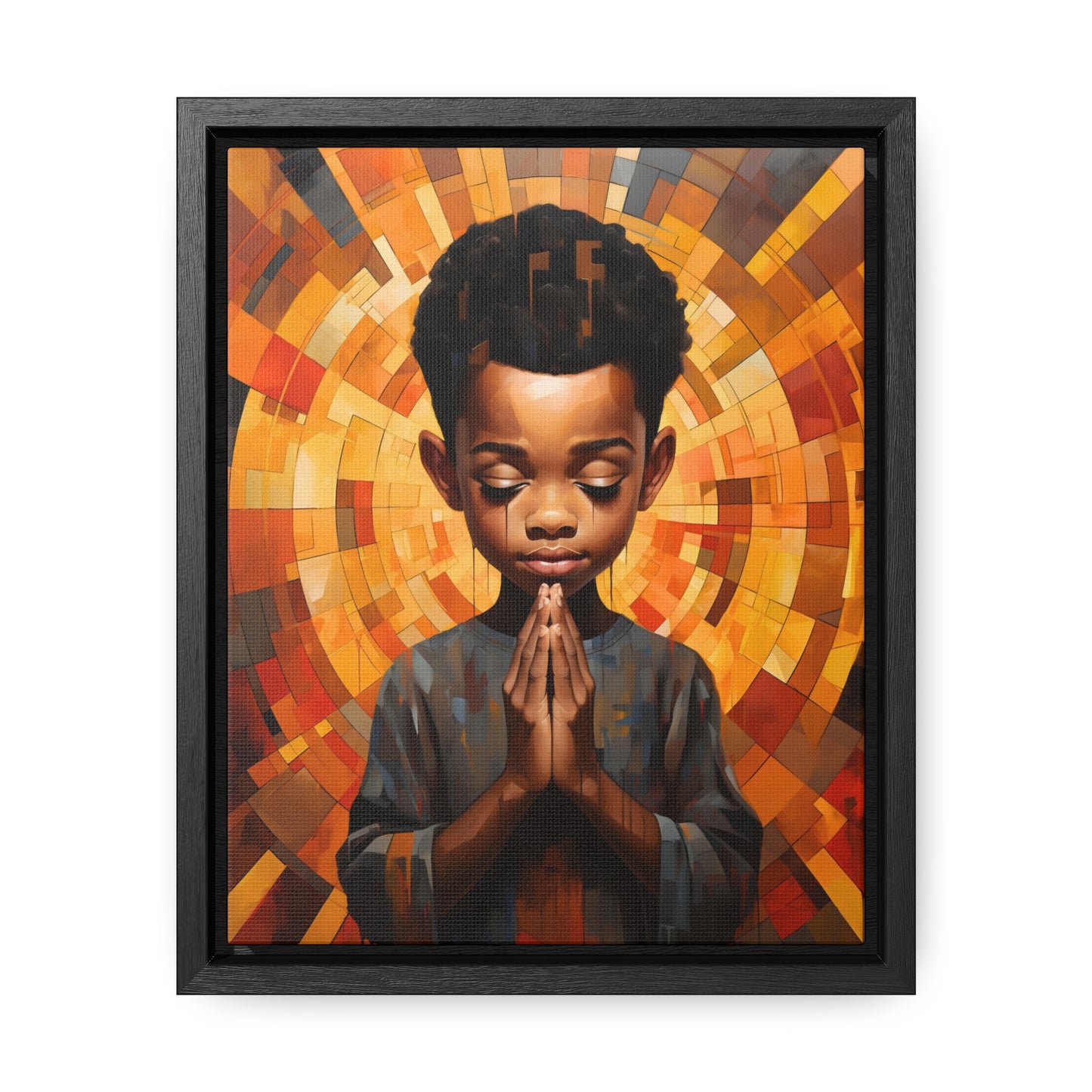 Radiance of Grace - Framed Canvas Wall Art
