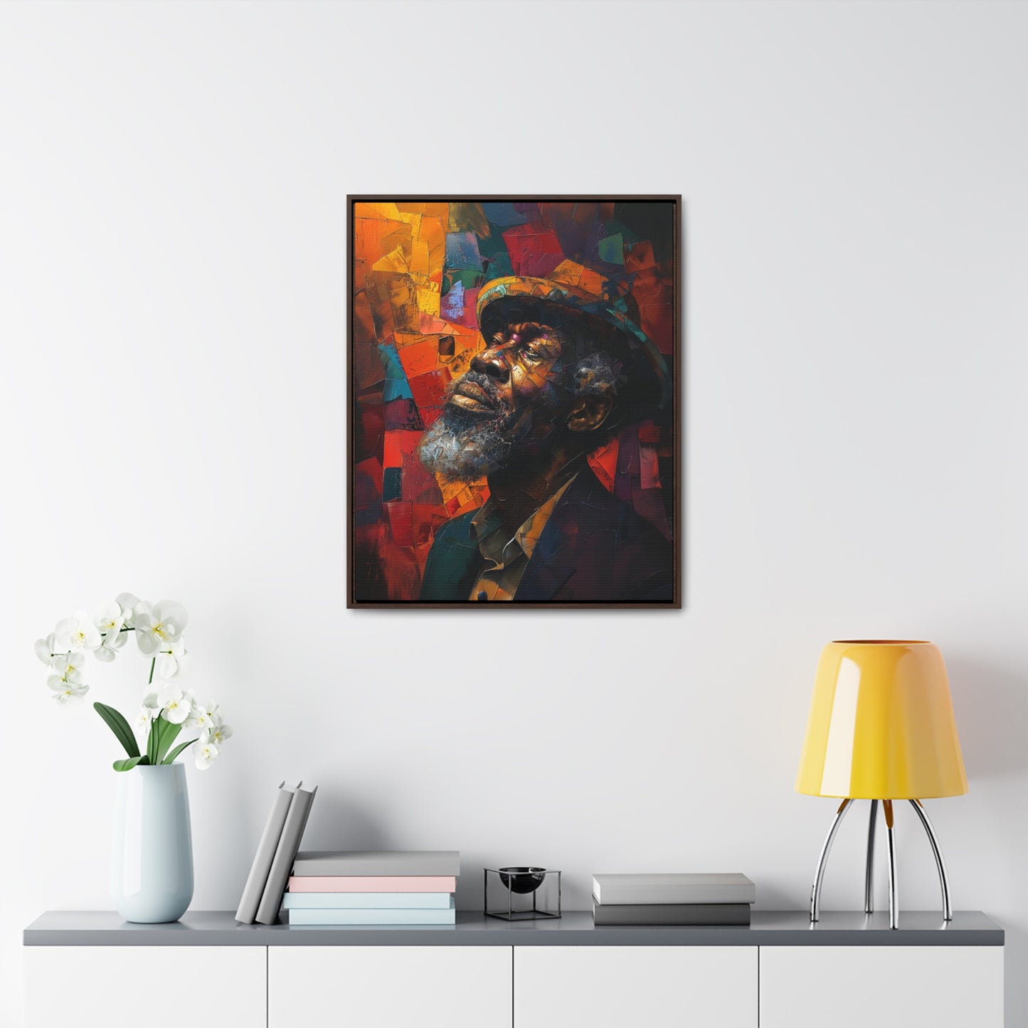Gratitude's Whisper ተመስገን አምላኬ - Framed Canvas Wall Art