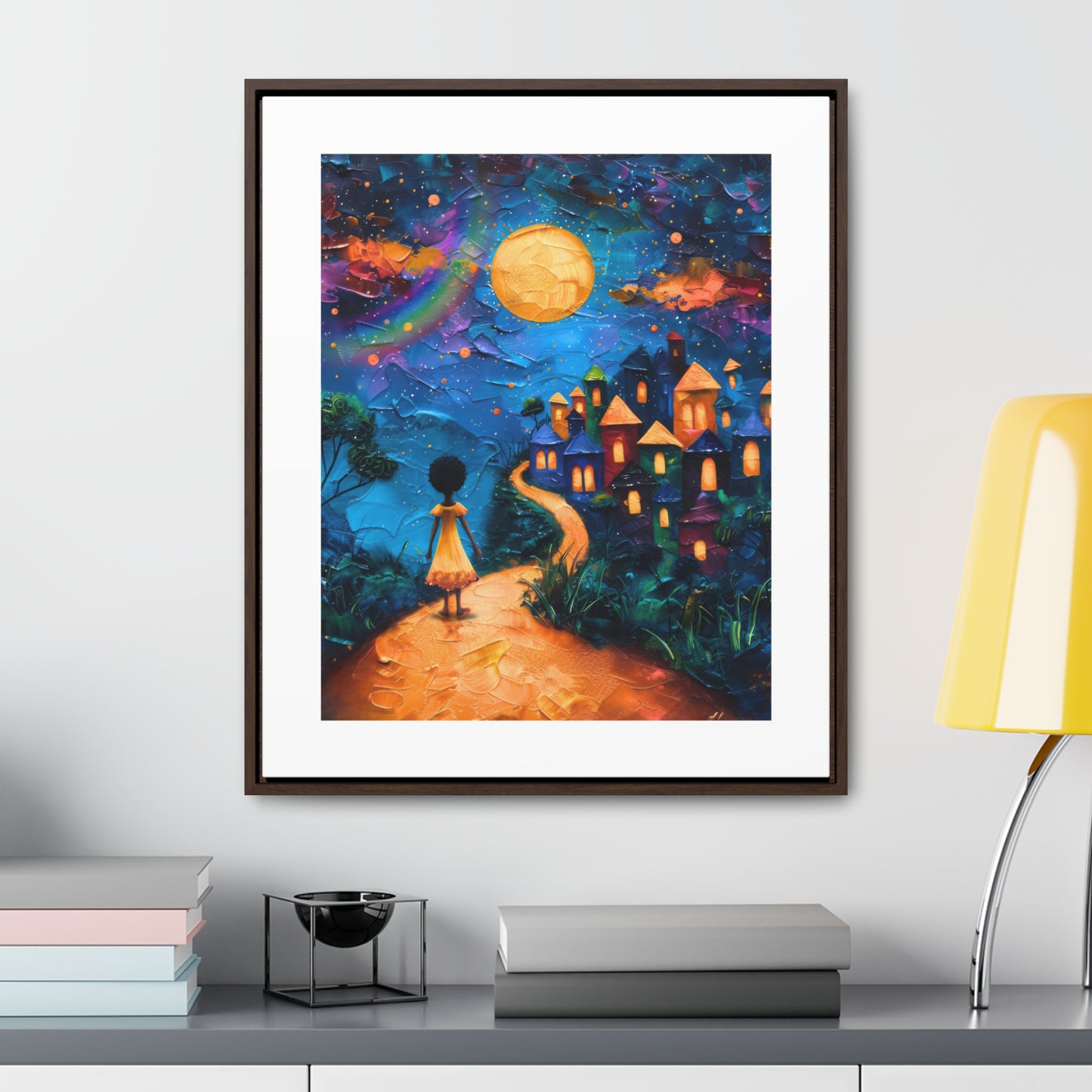 Path to Abundance I - Framed Canvas Wall Art