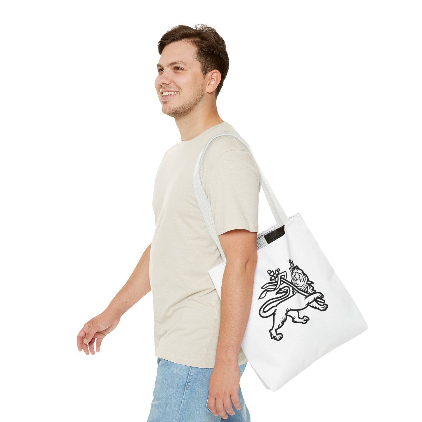 Shield & Lion of Judah Heartware Symbols Tote Bag
