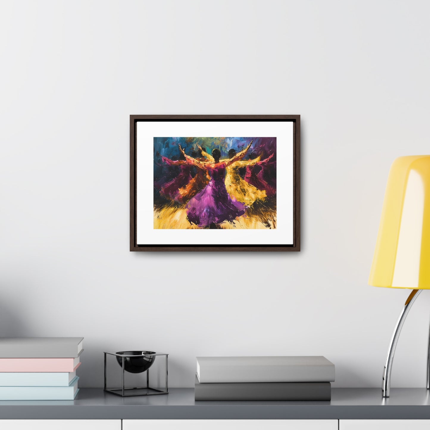 Hearts Wide and Lifted - Framed Canvas Wall Art