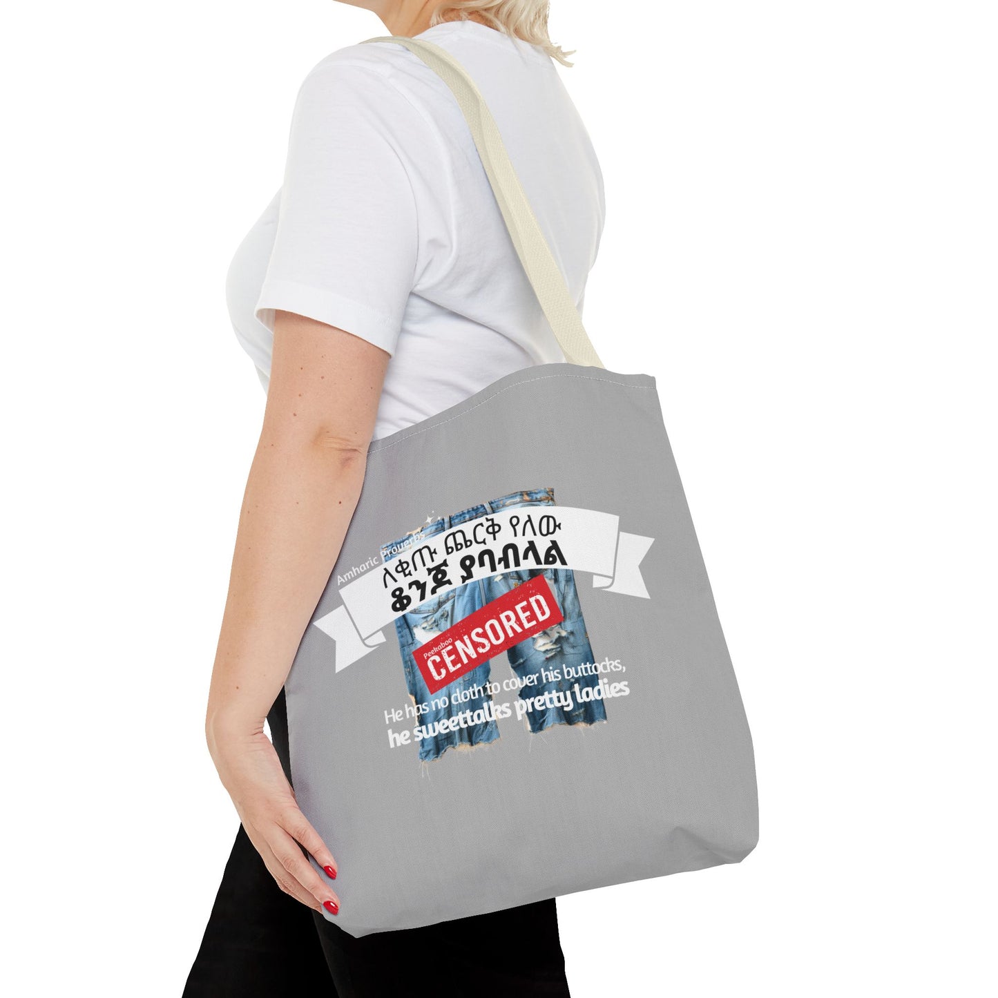 Naughty Proverbs Tote Bag Donkeys & Buttocks