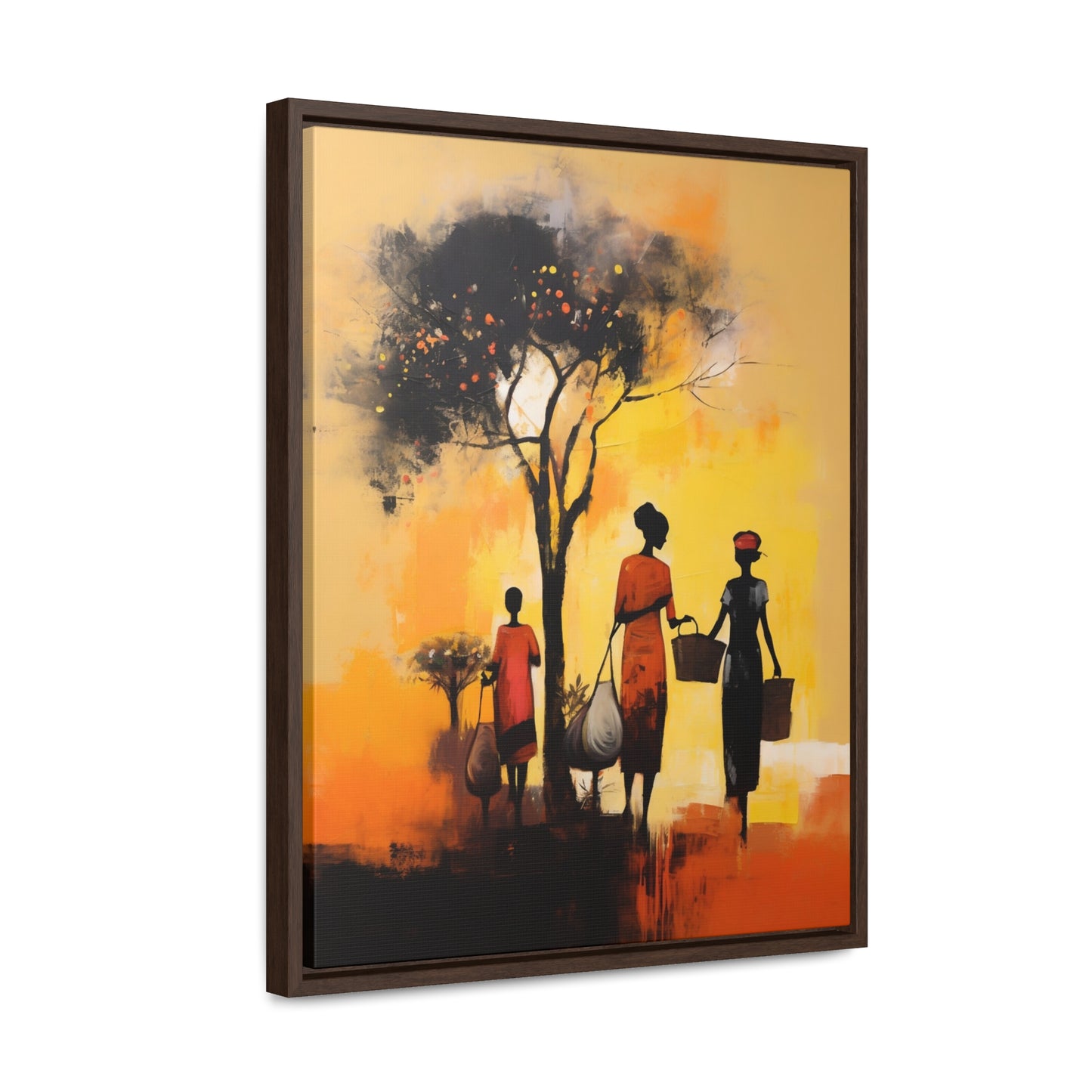 Baskets of Bond and Grace - Framed Canvas Wall Art
