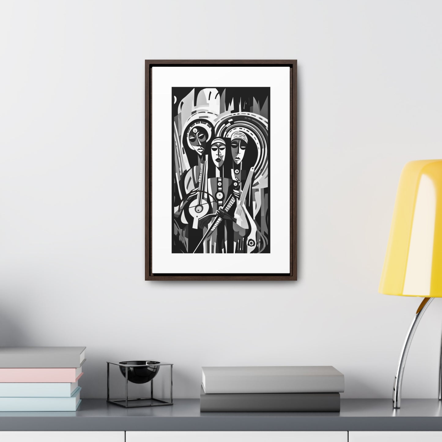 The Masinko Maestro - Framed Canvas b&w Wall Art