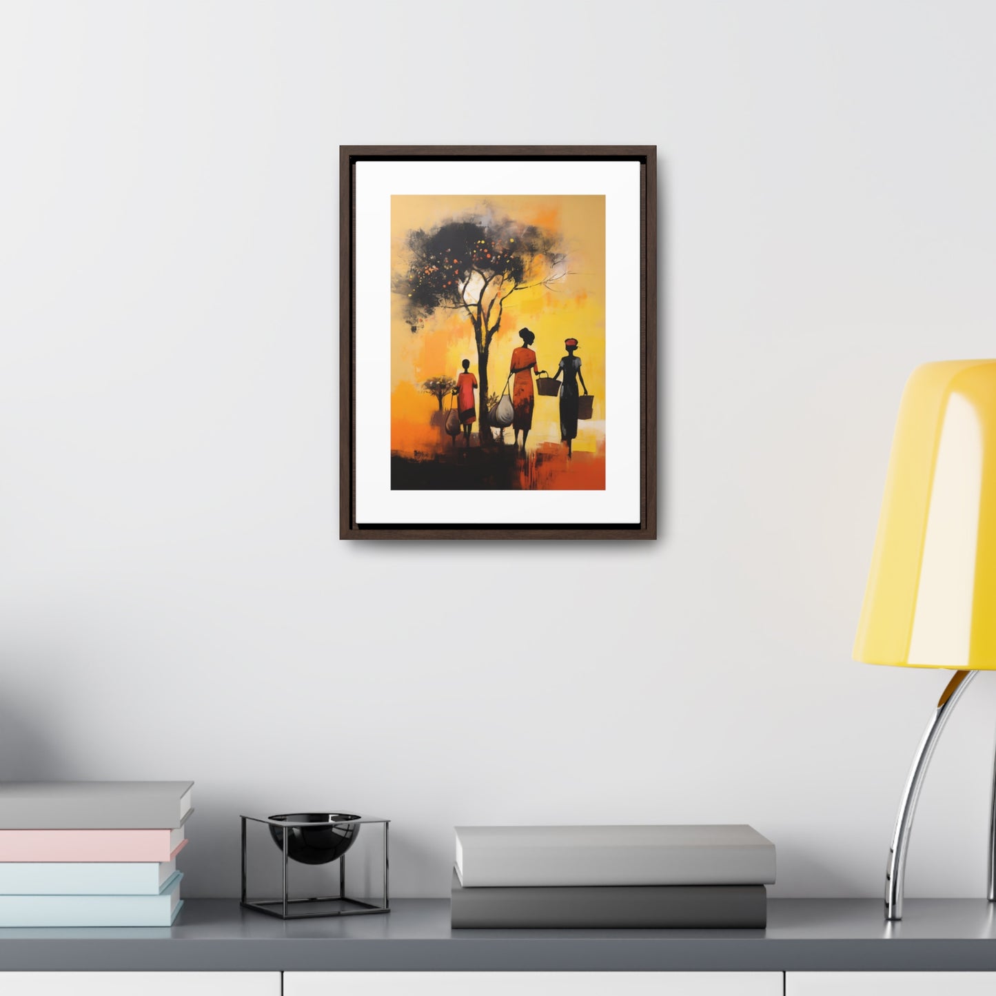 Baskets of Bond and Grace - Framed Canvas Wall Art