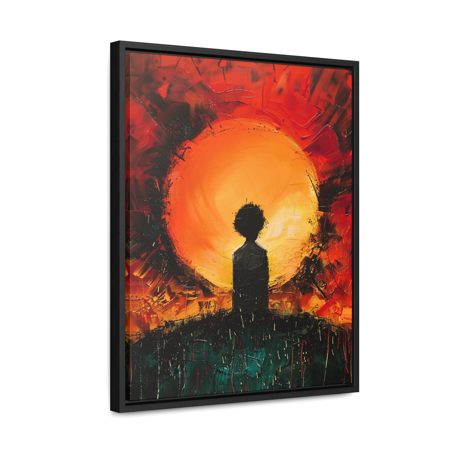 A Dawn of Promise - Framed Canvas Wall Art