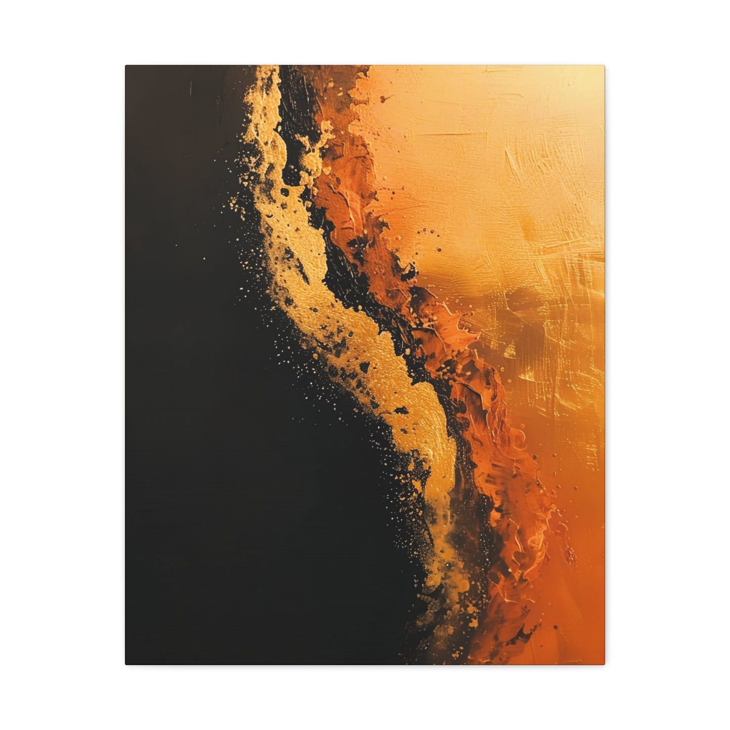 Yin Yang Shore - Canvas Wall Art