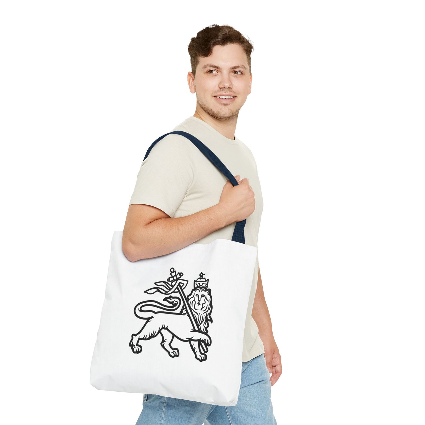 Shield & Lion of Judah Heartware Symbols Tote Bag