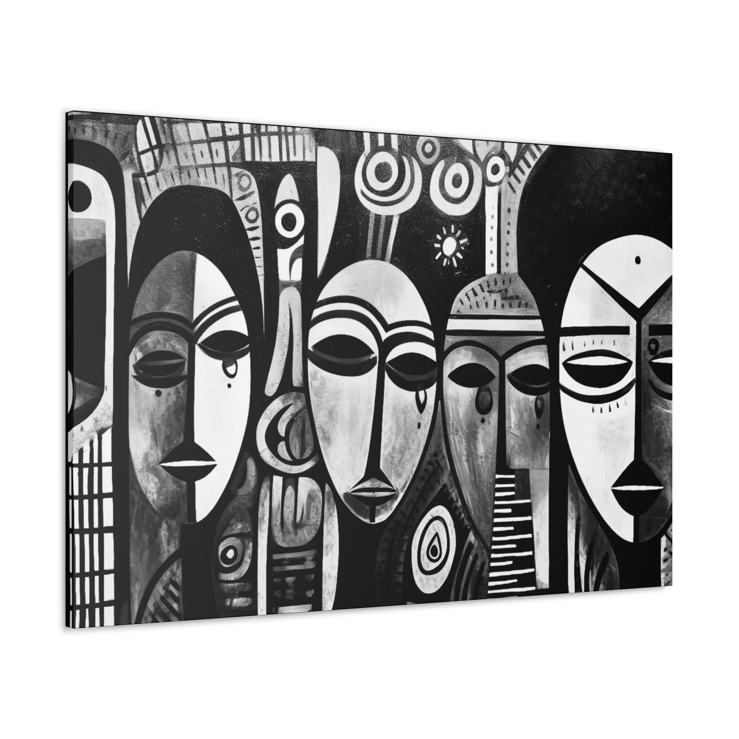 Journeys Anew - Canvas b&w Wall Art