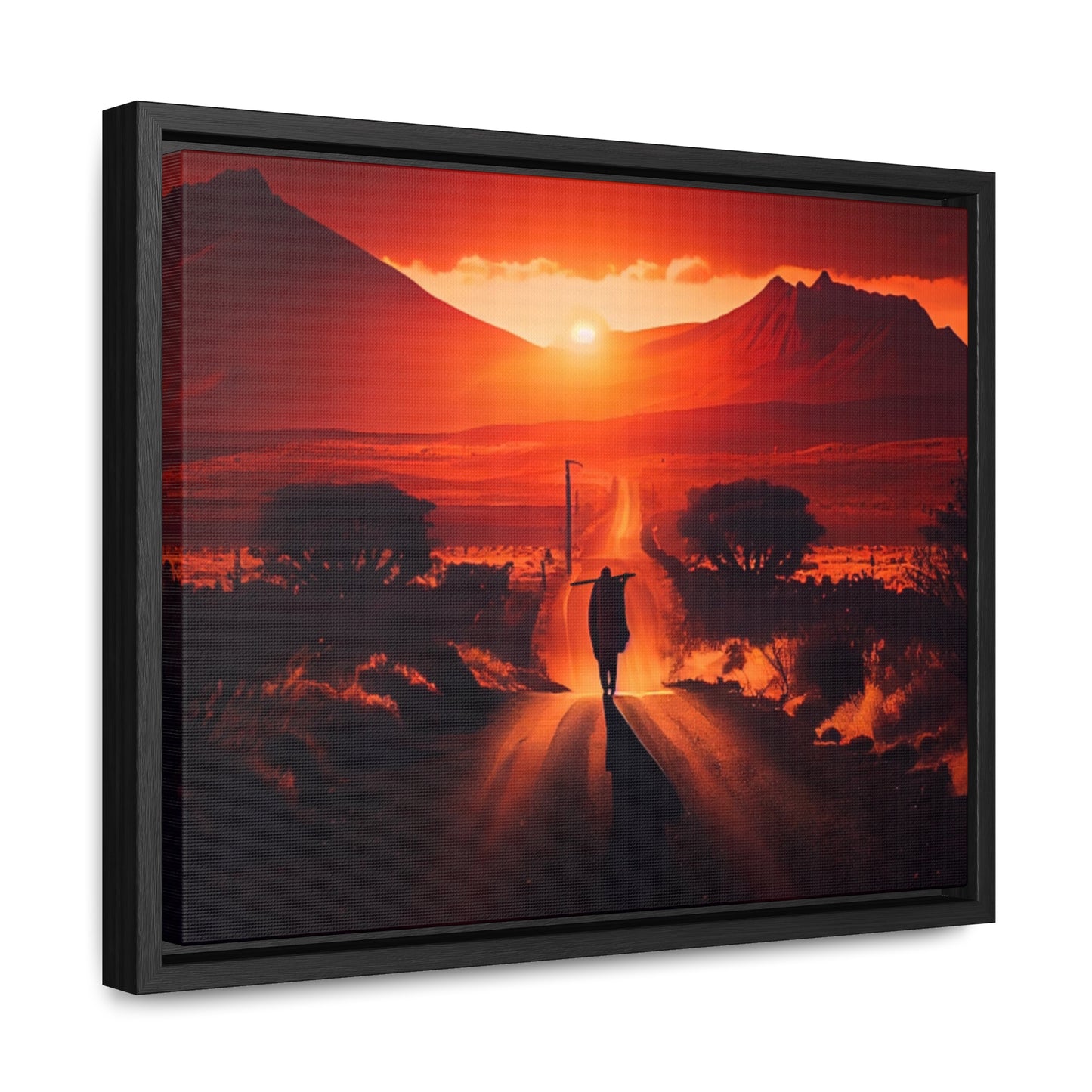 "Not without purpose" - Framed Canvas Wall Art