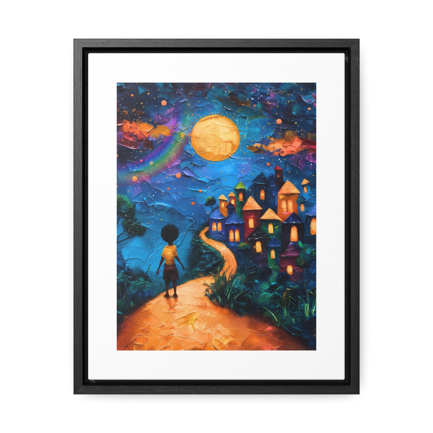 Path to Abundance II - Framed Canvas Wall Art