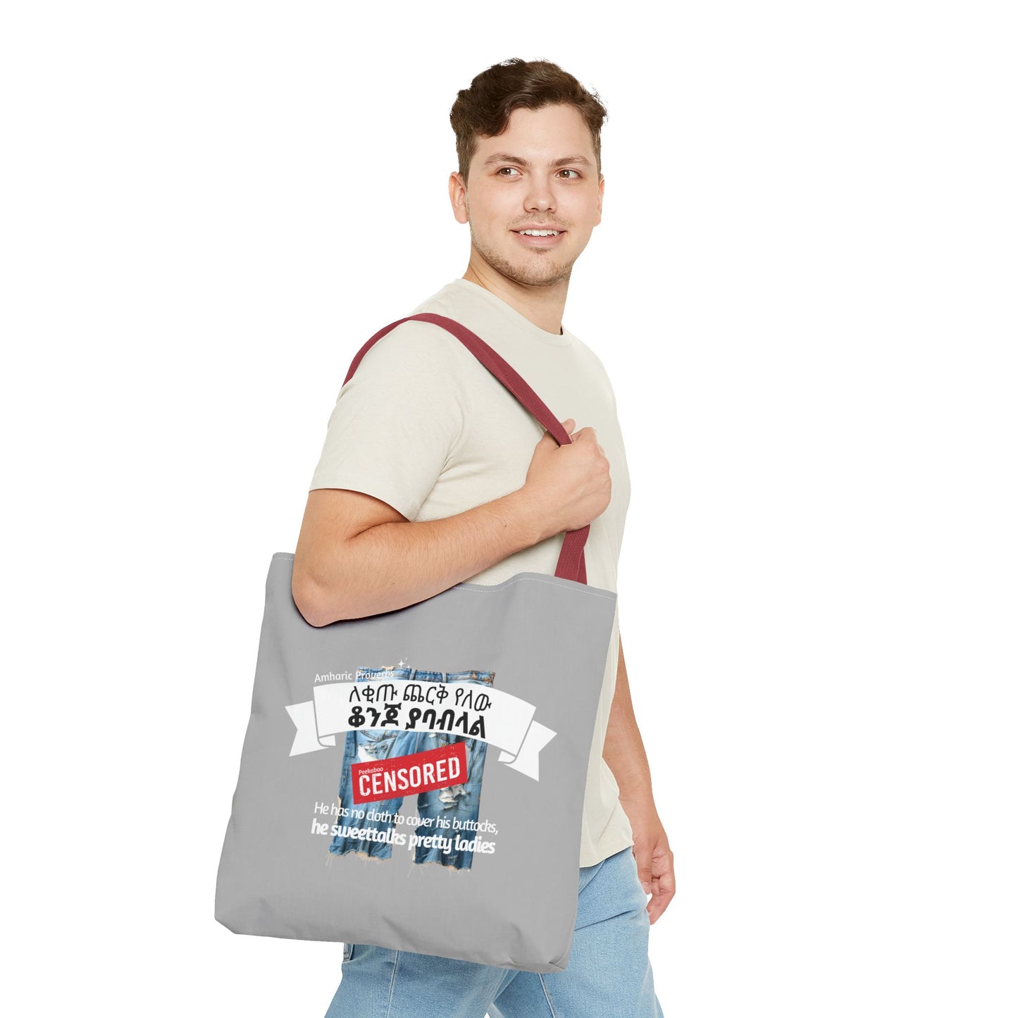 Naughty Proverbs Tote Bag Donkeys & Buttocks