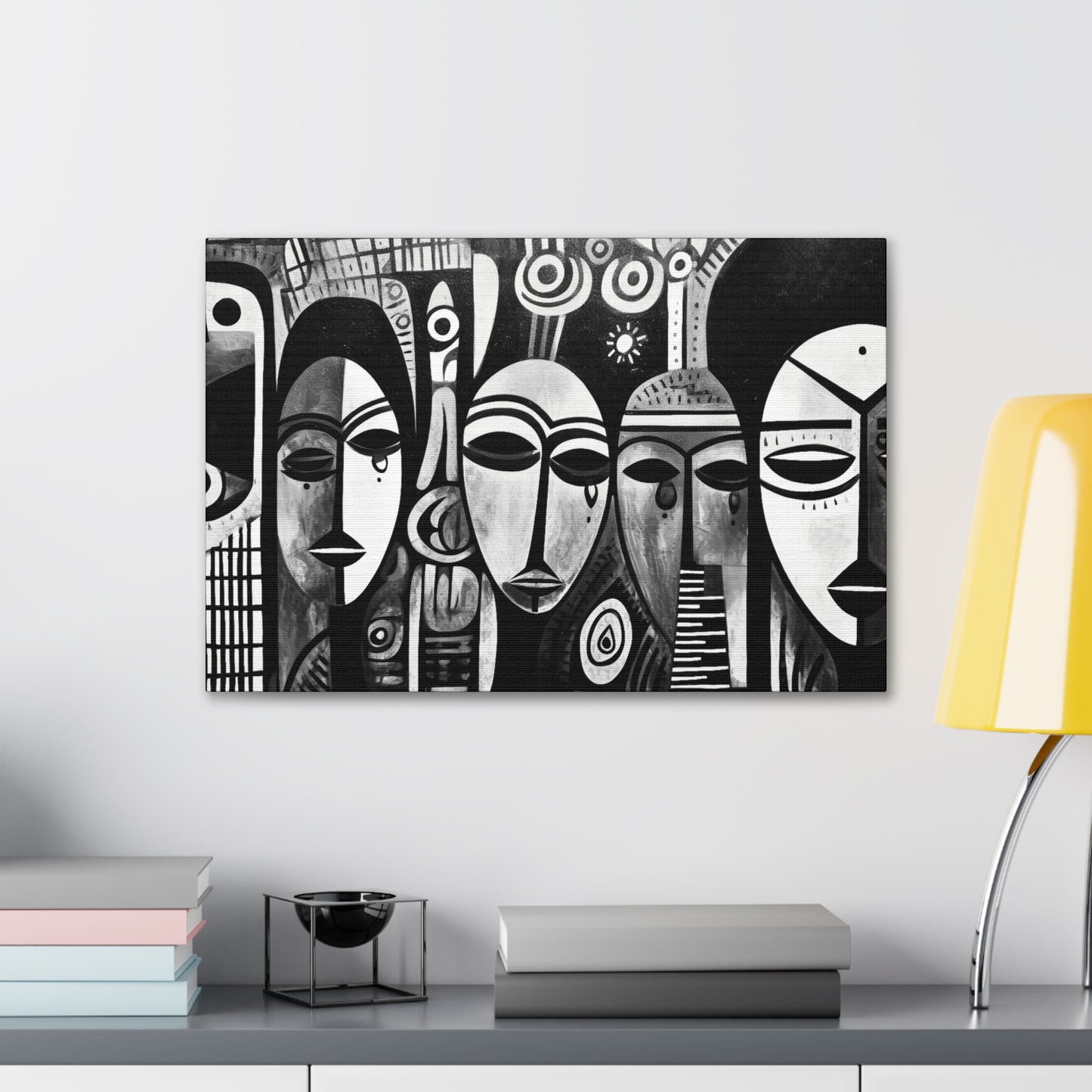 Journeys Anew - Canvas b&w Wall Art