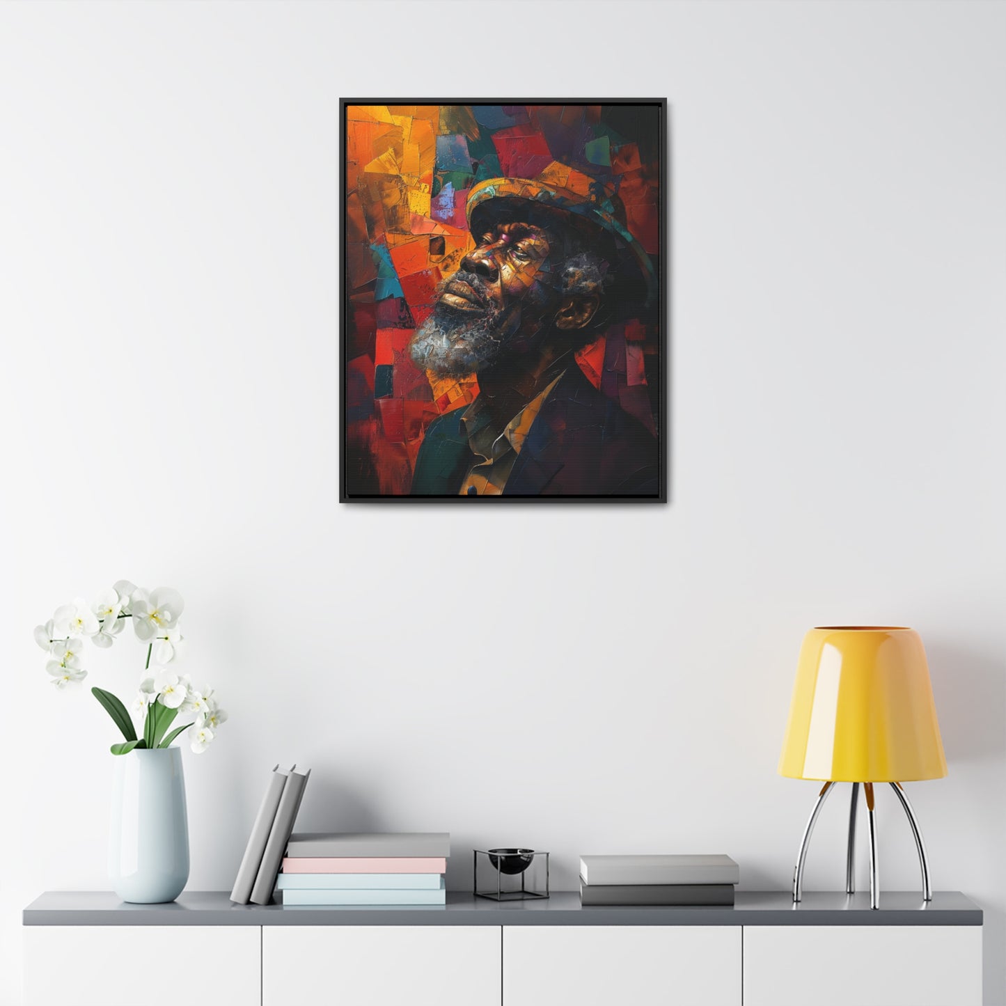 Gratitude's Whisper ተመስገን አምላኬ - Framed Canvas Wall Art