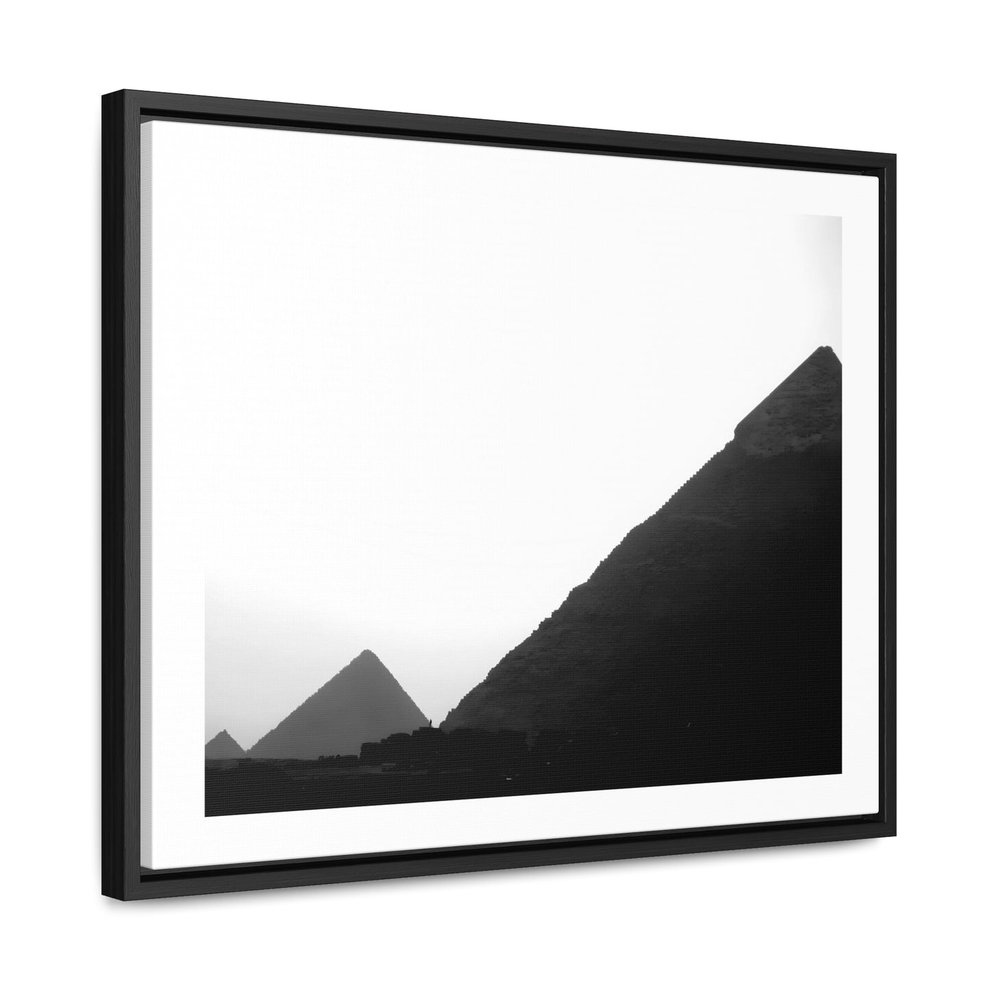 Timeless Echoes - Framed Canvas Photography b&w
