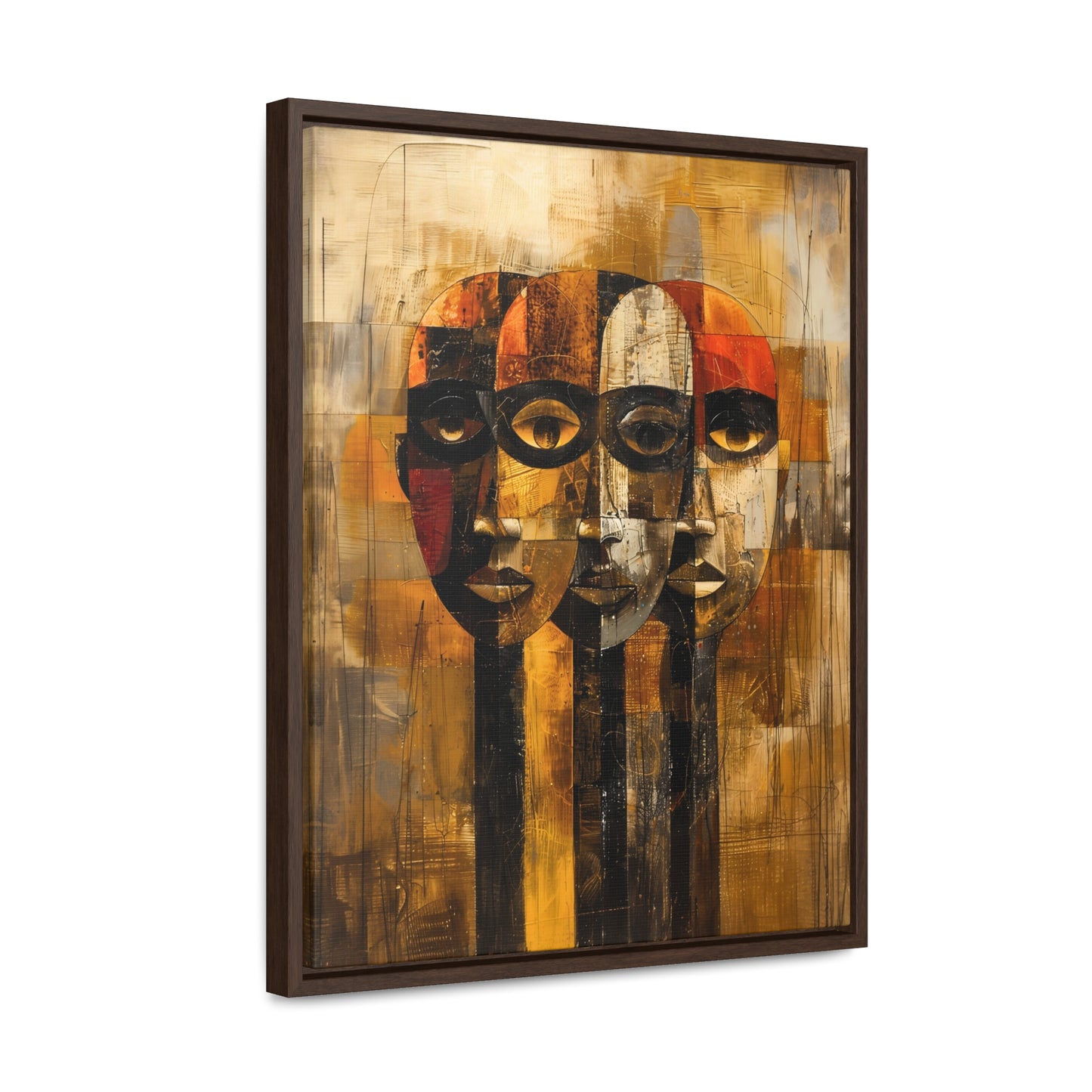Beneath the Veil - Framed Canvas Wall Art