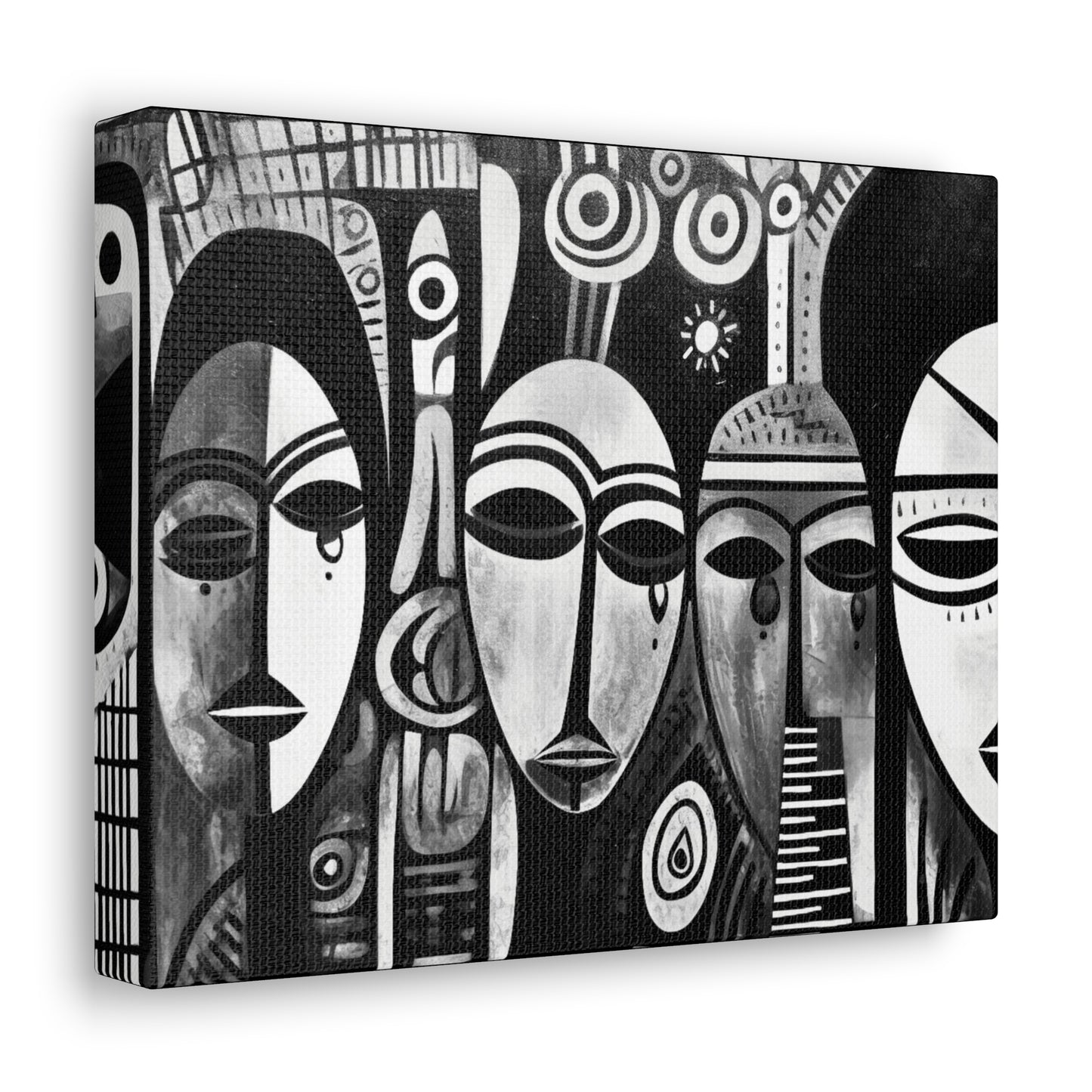 Journeys Anew - Canvas b&w Wall Art